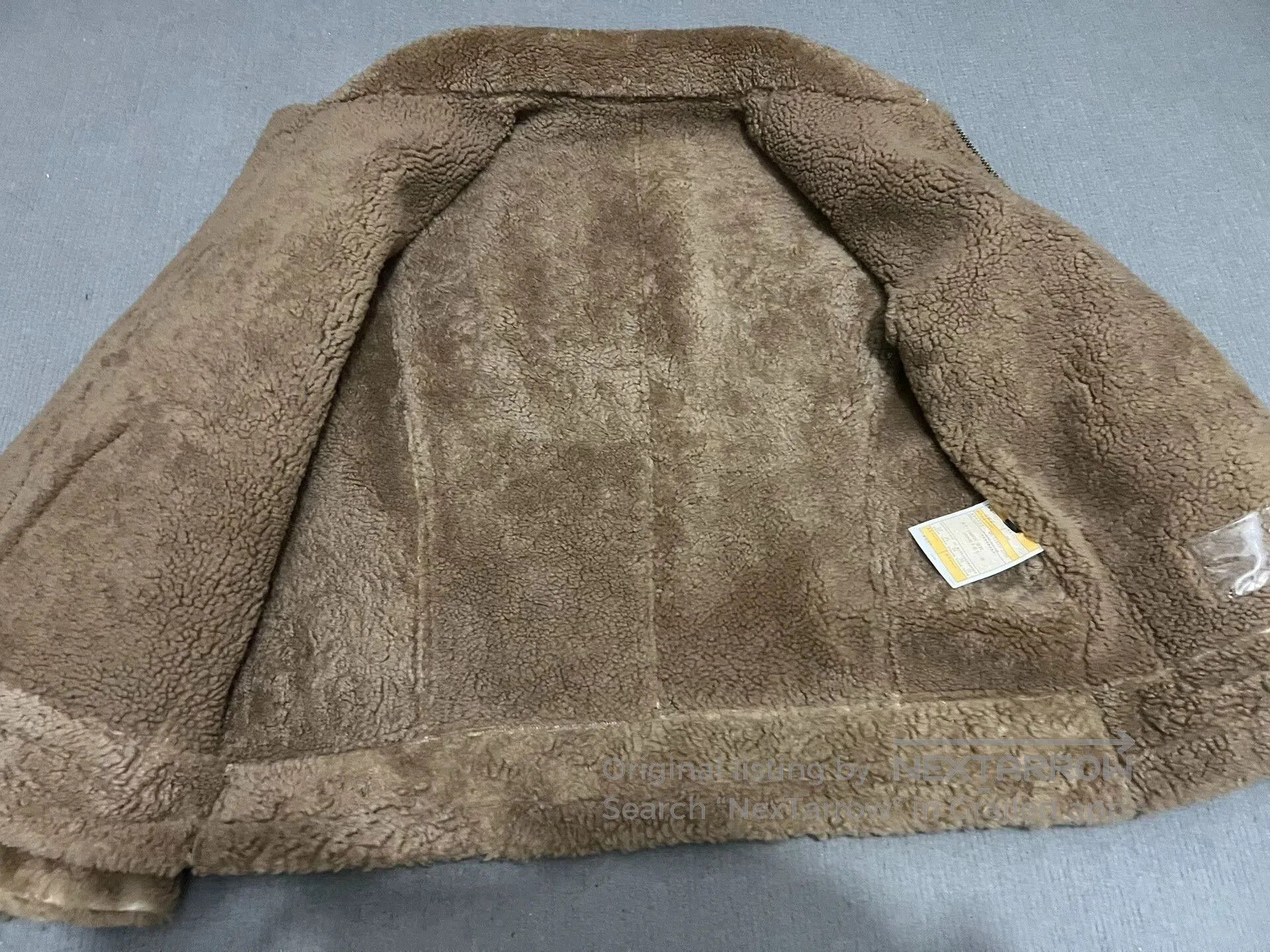 Vintage Vintage Shearling Leather Jacket XXL. Size US XXL / EU 58 / 5 - 3 Thumbnail