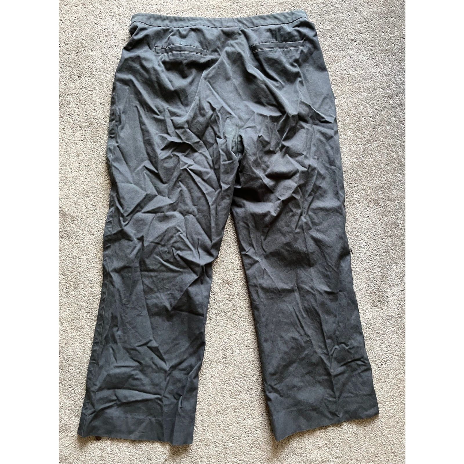 Banana Republic Banana Republic Stretch Gray Dress Pants Pants Women 14 Wool Blend 14R Gray Stretch Dress Pants Womens Size 36" / US 14 / IT 50 - 3 Thumbnail
