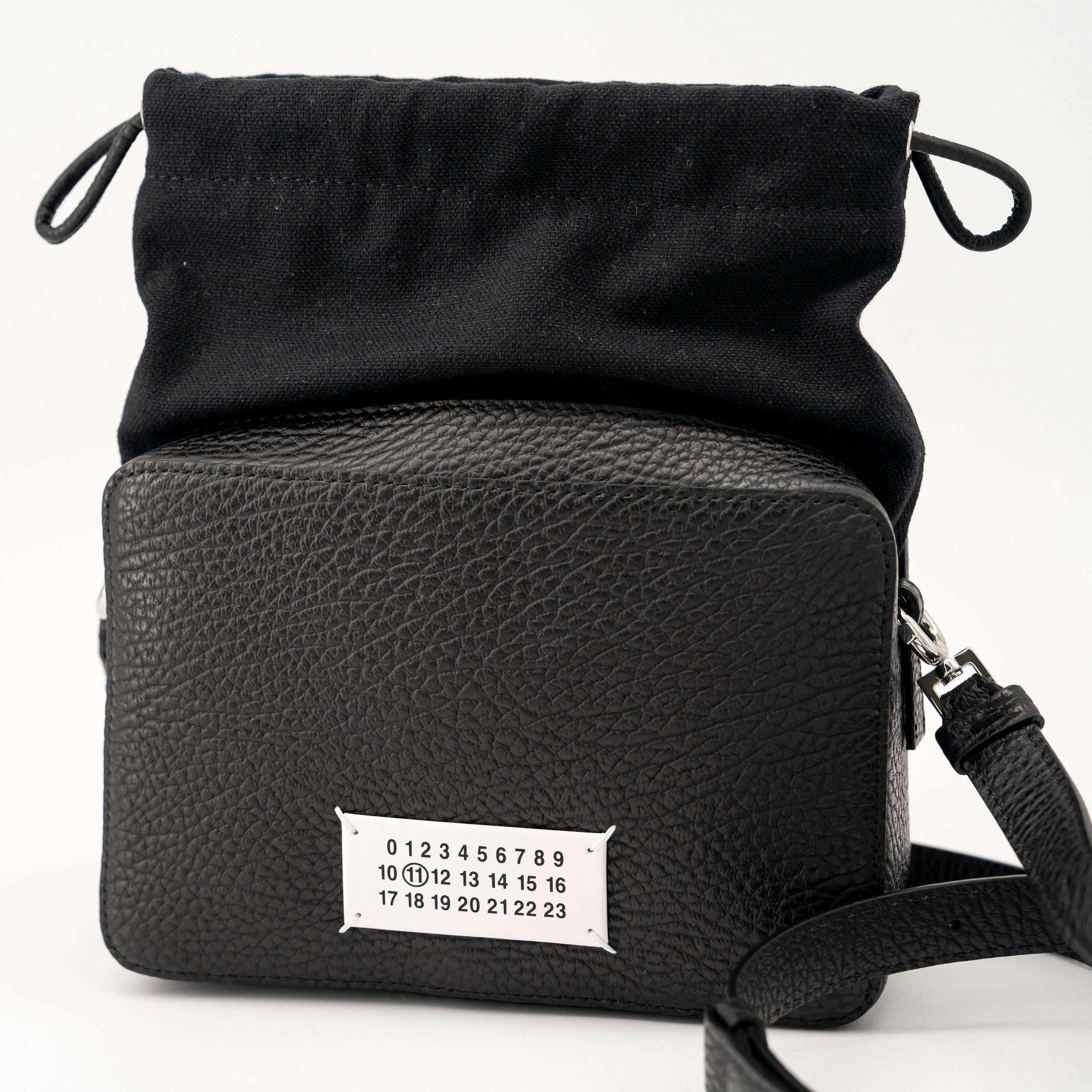 Maison Margiela Masion Margiela 5Ac Camera Bag Medium Black Leather, Women's