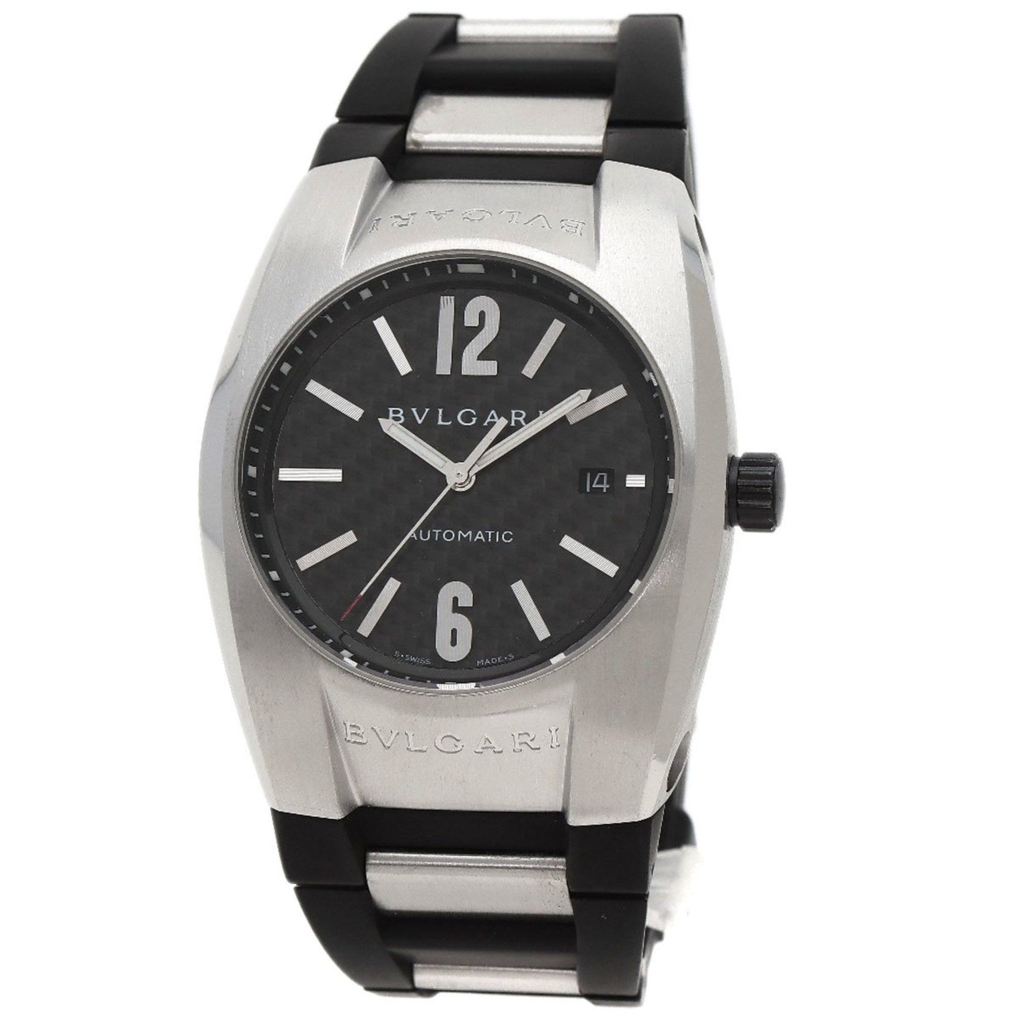 Bvlgari Bvlgari EG40 Ergon Carbon Watch Stainless Steel Rubber Men's Size ONE SIZE - 1 Thumbnail