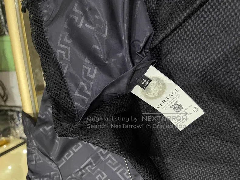 Versace Versace Greek back pattern hooded jacket coat Size US S / EU 44-46 / 1 - 8 Thumbnail