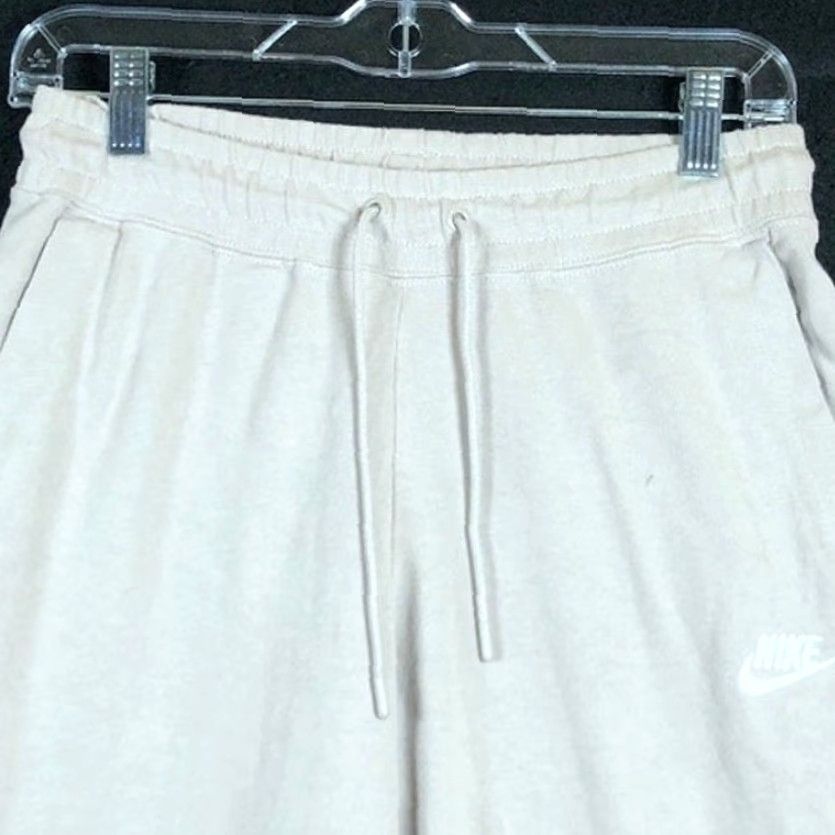 Nike Nike Womens Jogger Pants Tan 100% Cotton Small Regular Inseam 28 in Pull On Elastic Waist Active Casual Athletic Slim Fit Sweatpants Size 28" / US 6 / IT 42 - 2 Thumbnail