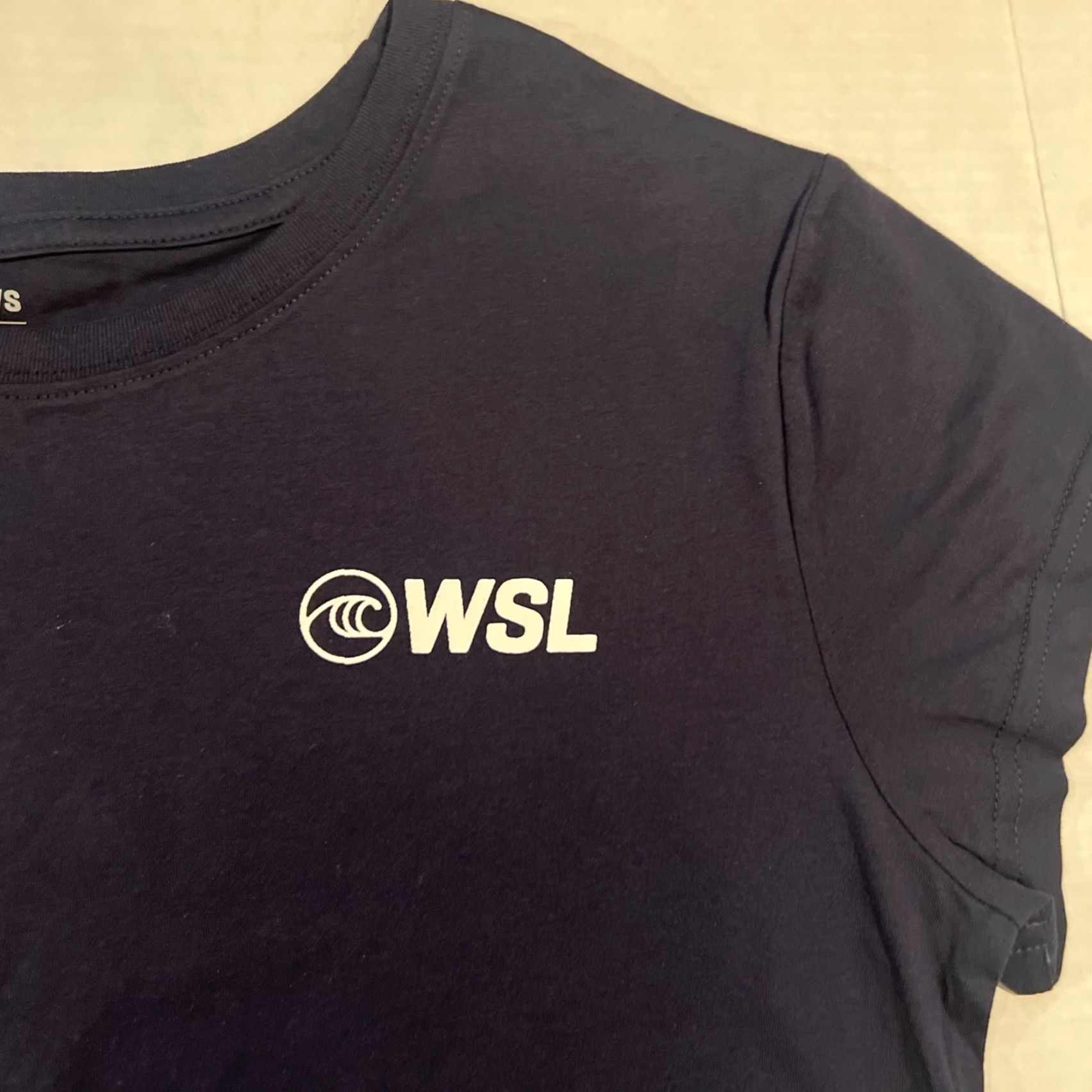Vintage WSL Surfer Girl Logo Shirt M Women Blue T-Shirt Casual Short Sleeve Cotton Knit Regular Fit Size M / US 6-8 / IT 42-44 - 2 Thumbnail