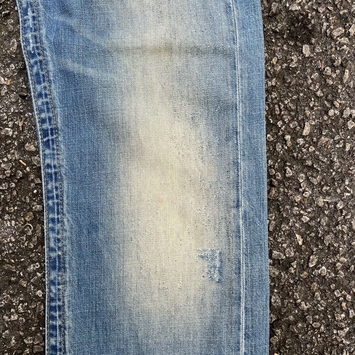 Replay Vintage Replay Distressed Jeans Fly Button Denim Faded Blue Size US 32 / EU 48 - 4 Thumbnail