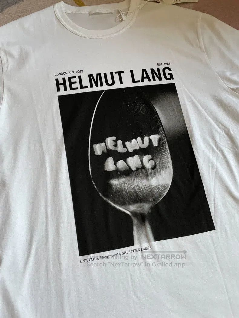 Helmut Lang HELMUT LANG Short-Sleeve T-Shirt Size US M / EU 48-50 / 2 - 2 Thumbnail