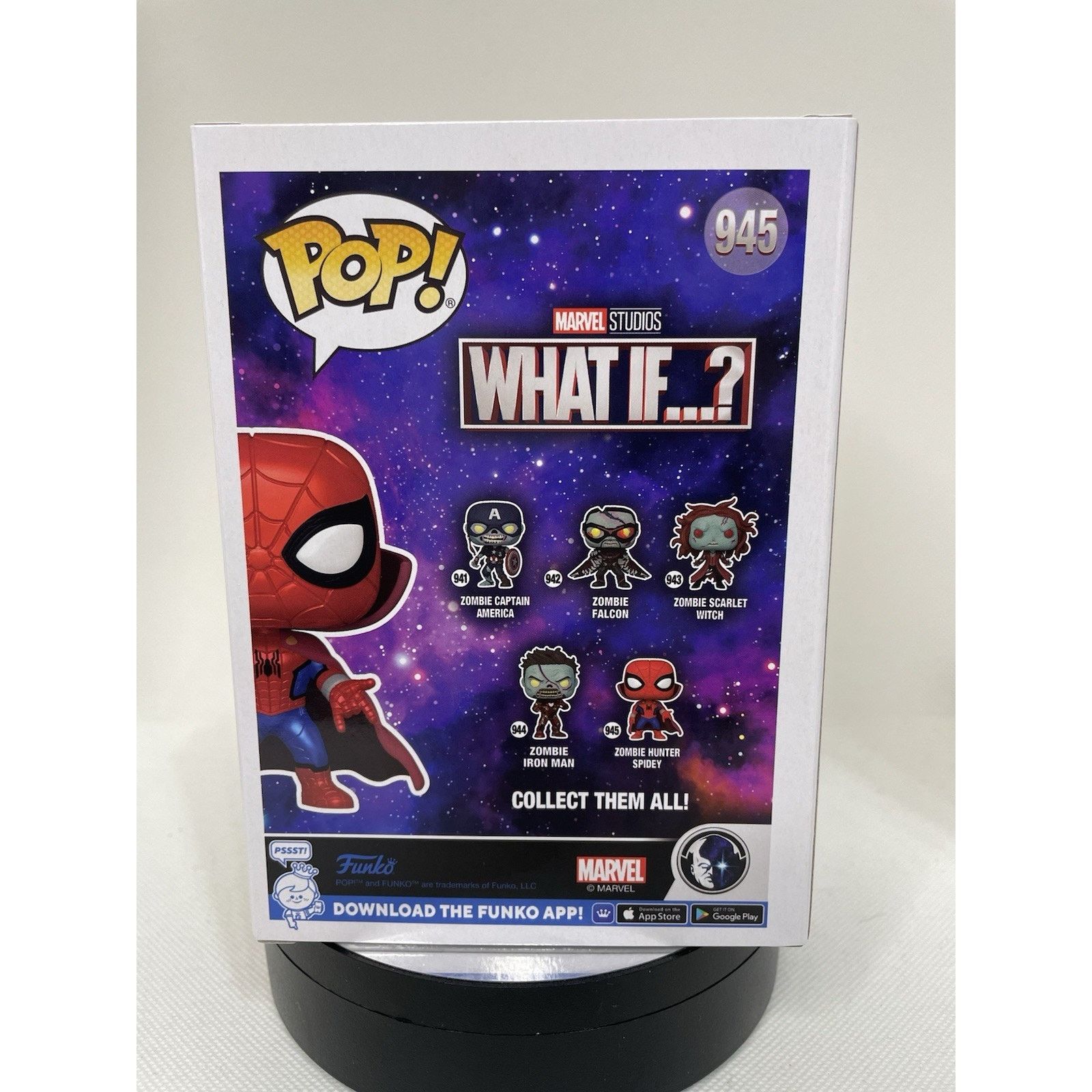 Marvel Comics Funko PoP Zombie Hunter Spidey Metallic Walmart Excl 945 Size ONE SIZE - 5 Thumbnail