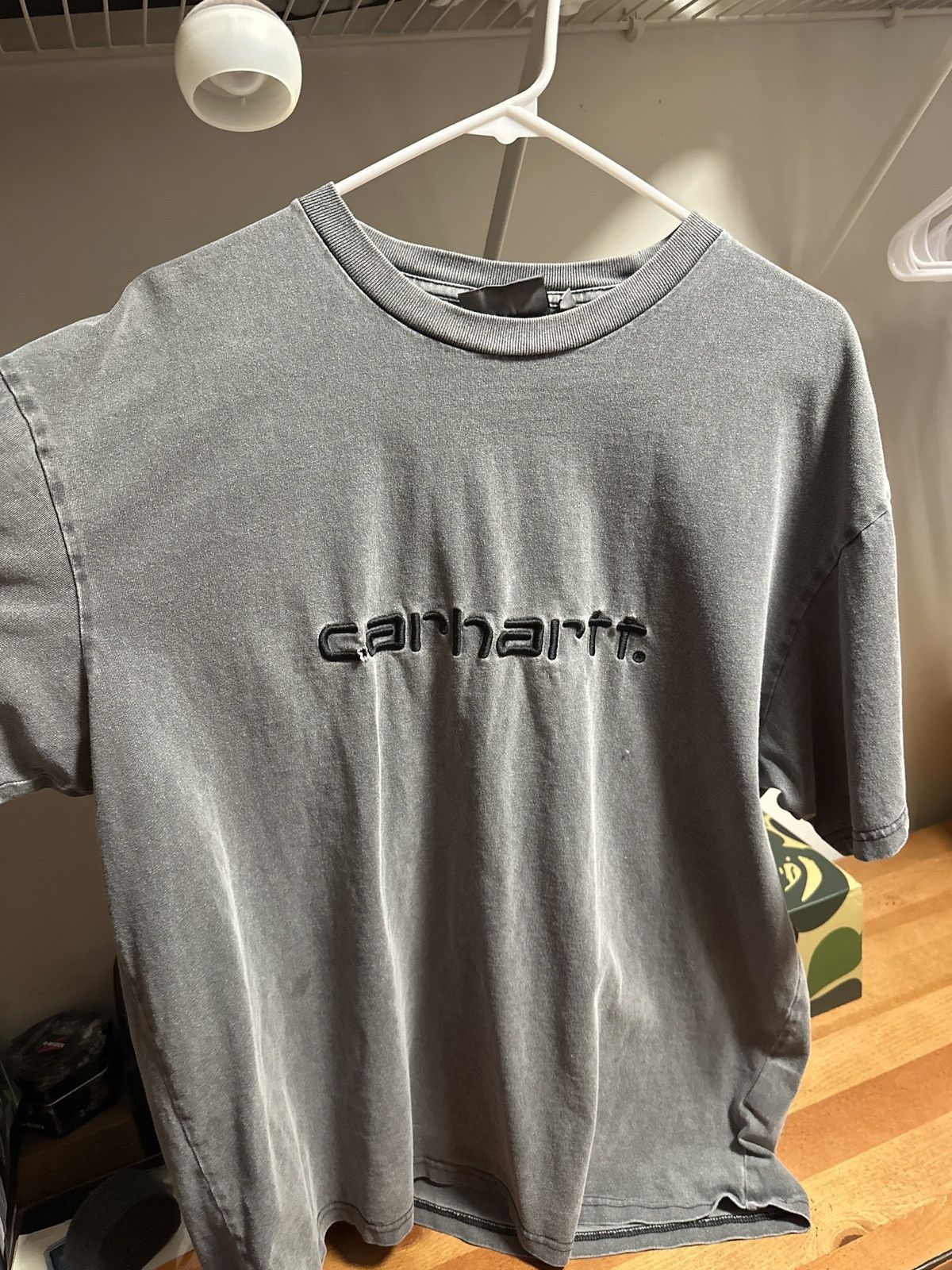 Carhartt Wip Carhartt WIP Garment dyed black t shirt XL Size US XL / EU 56 / 4 - 5 Thumbnail