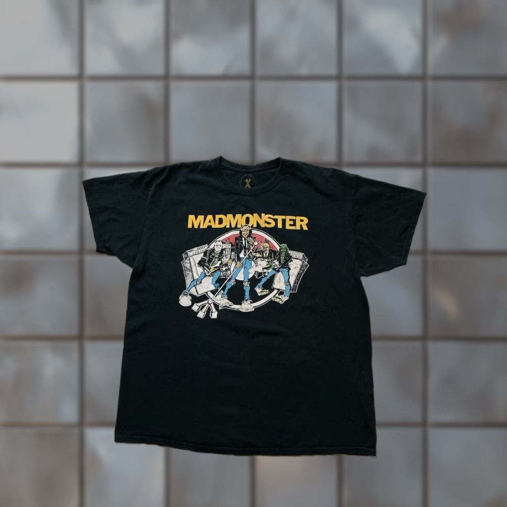Vintage Mad Monster Party Rock Band Musical Horror Comedy Black Graphic S/S T-Shirt L Mens Size L Size US L / EU 52-54 / 3 - 1 Thumbnail