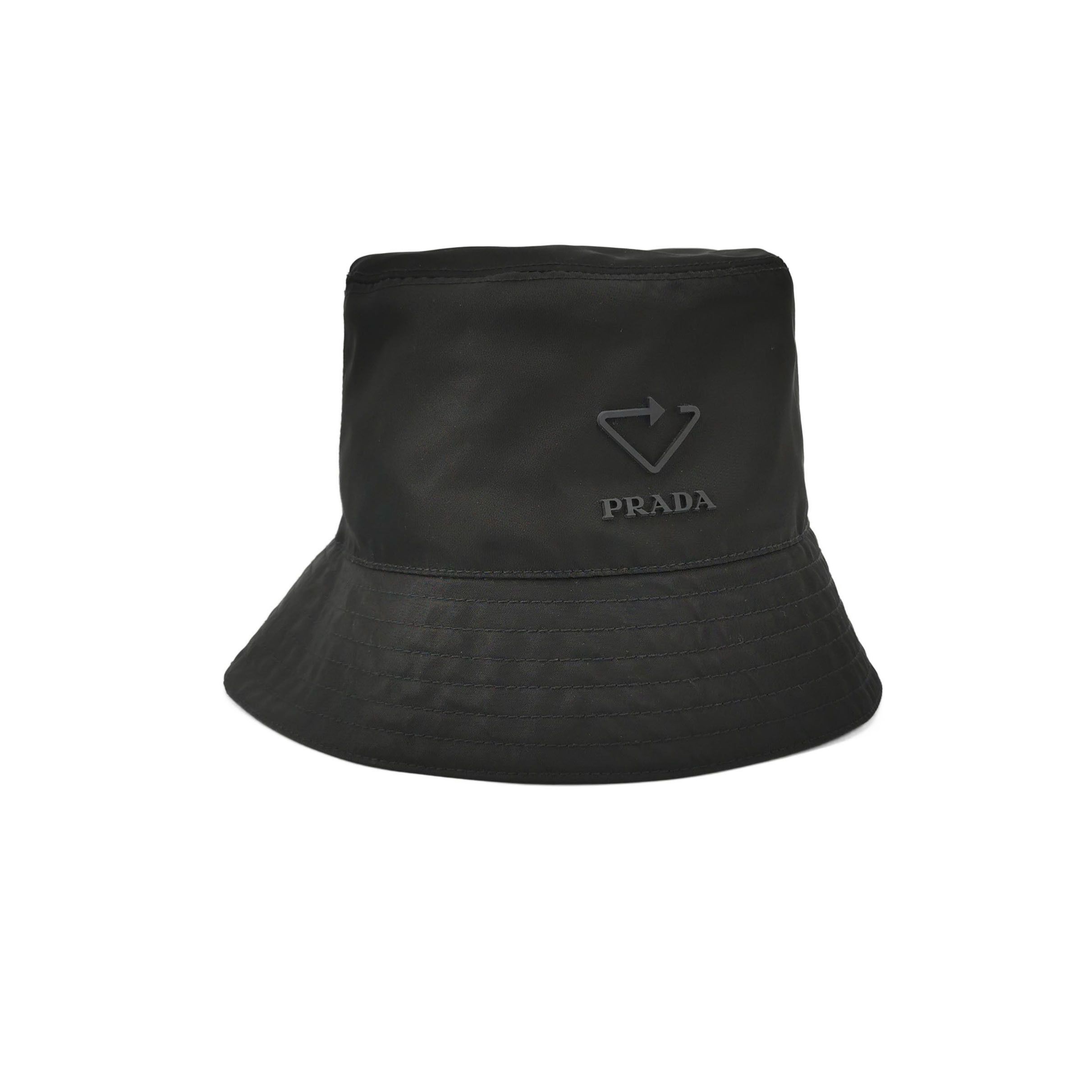 Prada Prada Re-Nylon Logo Bucket Hat Size S Size ONE SIZE - 1 Thumbnail