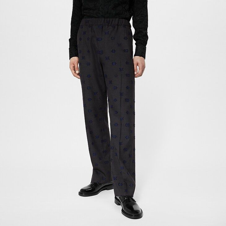 Louis Vuitton Wool Blend Drawstring Trousers Size 50R - 5 Thumbnail
