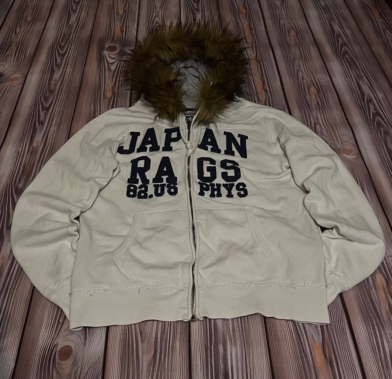 Pre-owned Hysteric Glamour X If Six Was Nine Vintage Ifsixwasnine Lgb Style Fur Hoodie Japanese Y2k In White