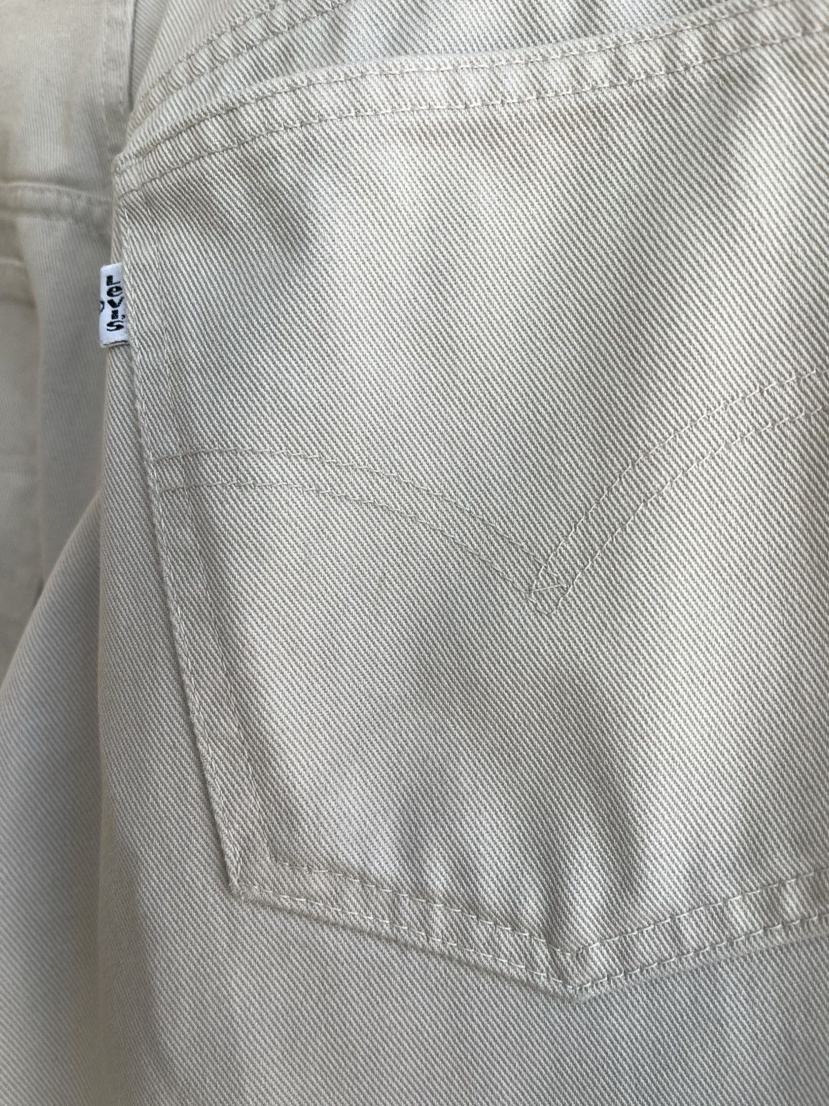 Levi's Sta-Prest 566 White Tab Straight Regular Fit Pants 90s 34x32 Size US 34 / EU 50 - 20 Thumbnail