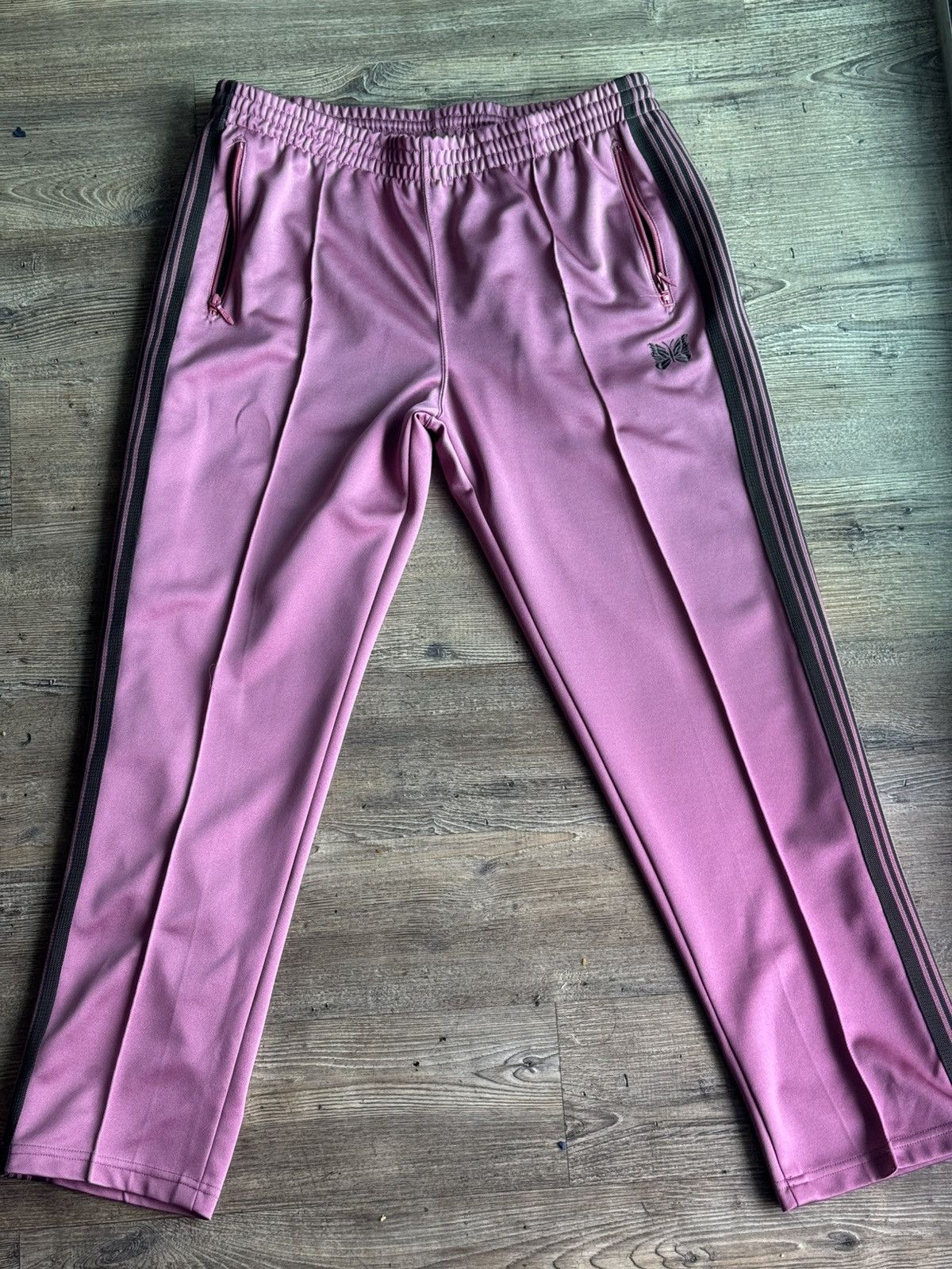Needles NEEDLES TRACK PANTS (SMOKE PINK) Size US 36 / EU 52 - 3 Thumbnail