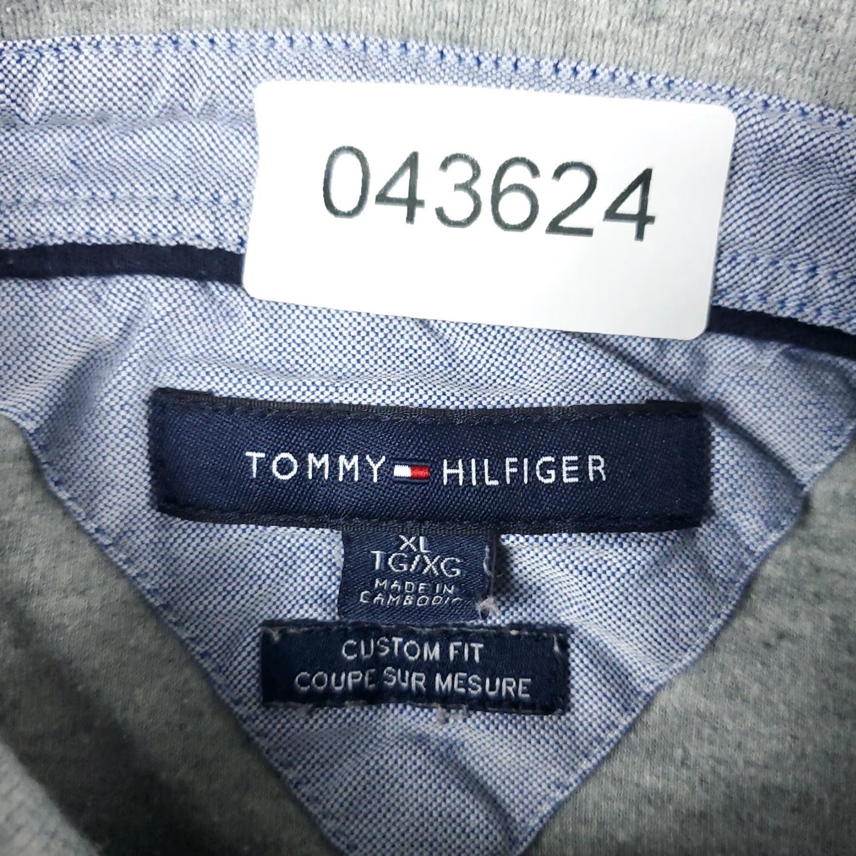 Tommy Hilfiger Tommy Hilfiger Polo Shirt Mens XL Gray Casual Short Sleeve Activewear Size US XL / EU 56 / 4 - 8 Thumbnail