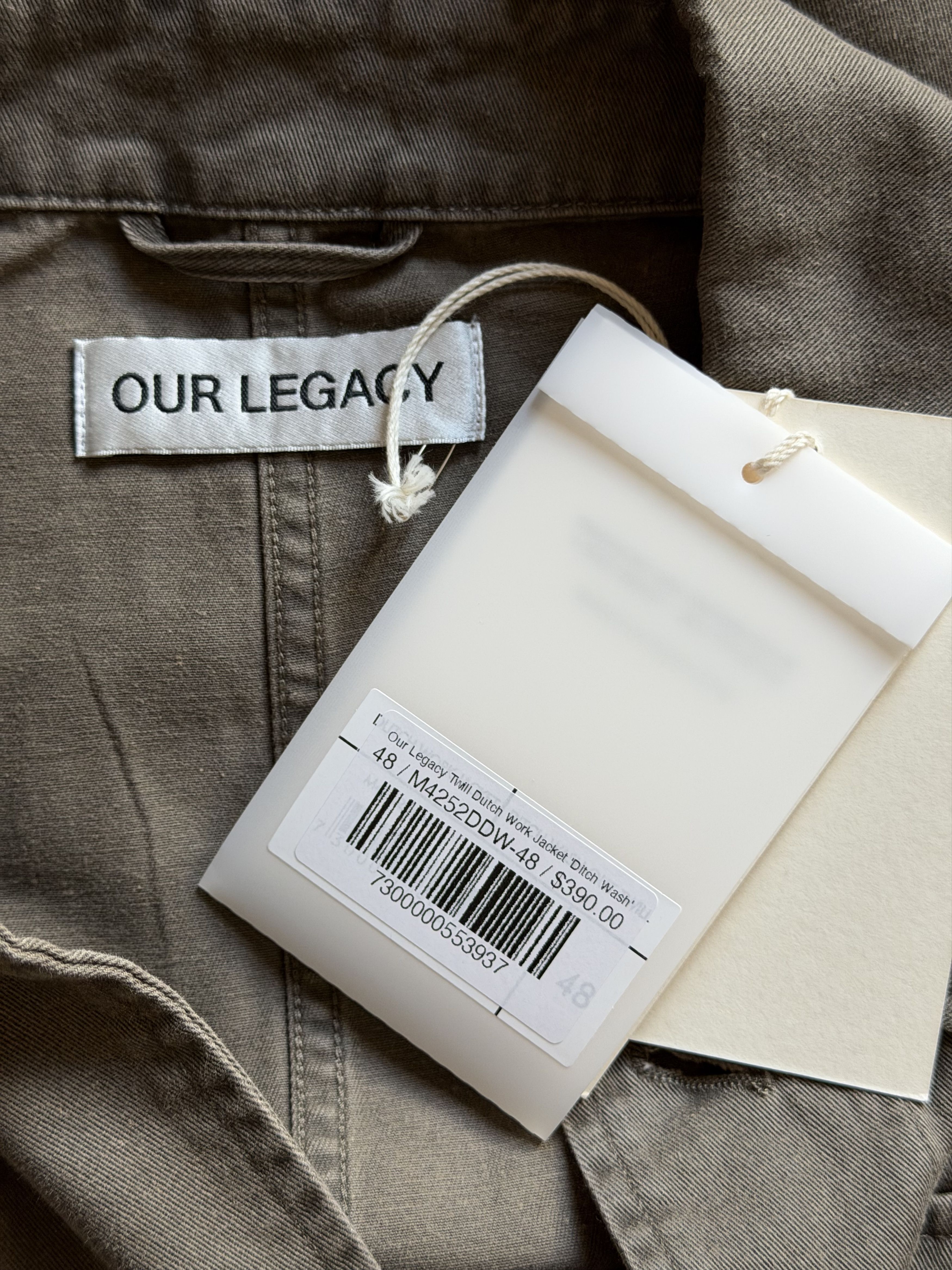 Our Legacy Our Legacy Twill Dutch Work Jacket in Ditch Wash Brown Size US M / EU 48-50 / 2 - 7 Thumbnail