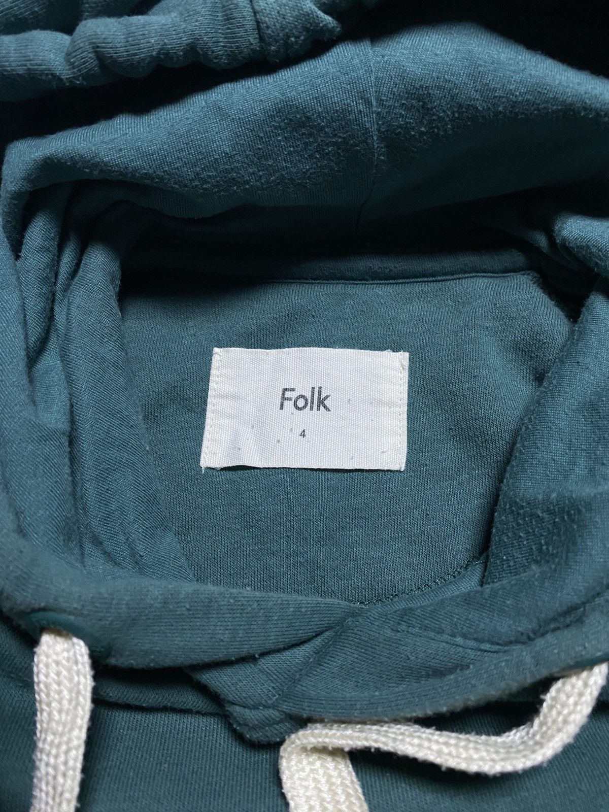 Folk × Vintage Vintage Folk Embroidered logo design box fit y2k hoodie Size US M / EU 48-50 / 2 - 3 Thumbnail