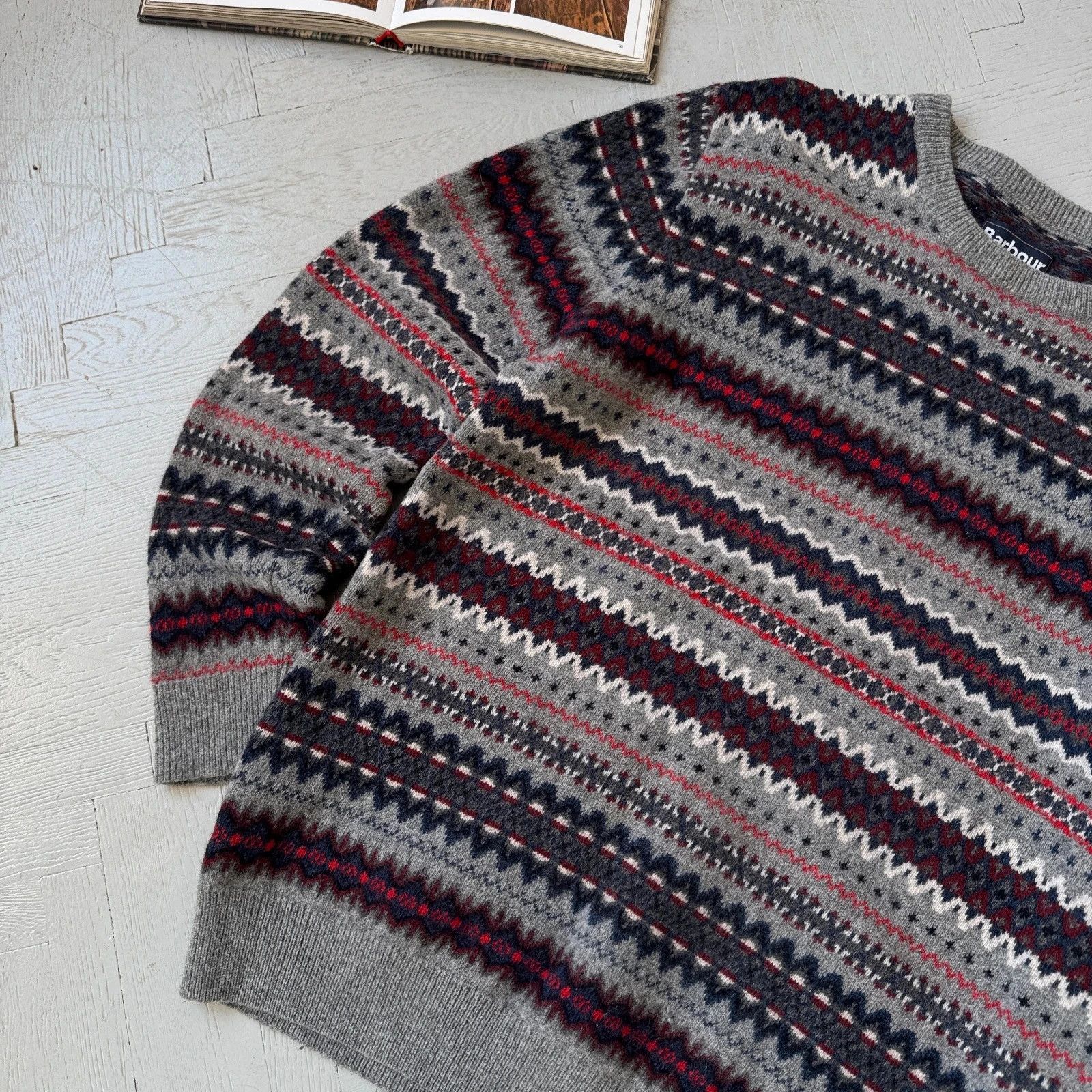 Barbour Barbour Chunky Knit Pure Wool Sweater Size US XL / EU 56 / 4 - 2 Thumbnail