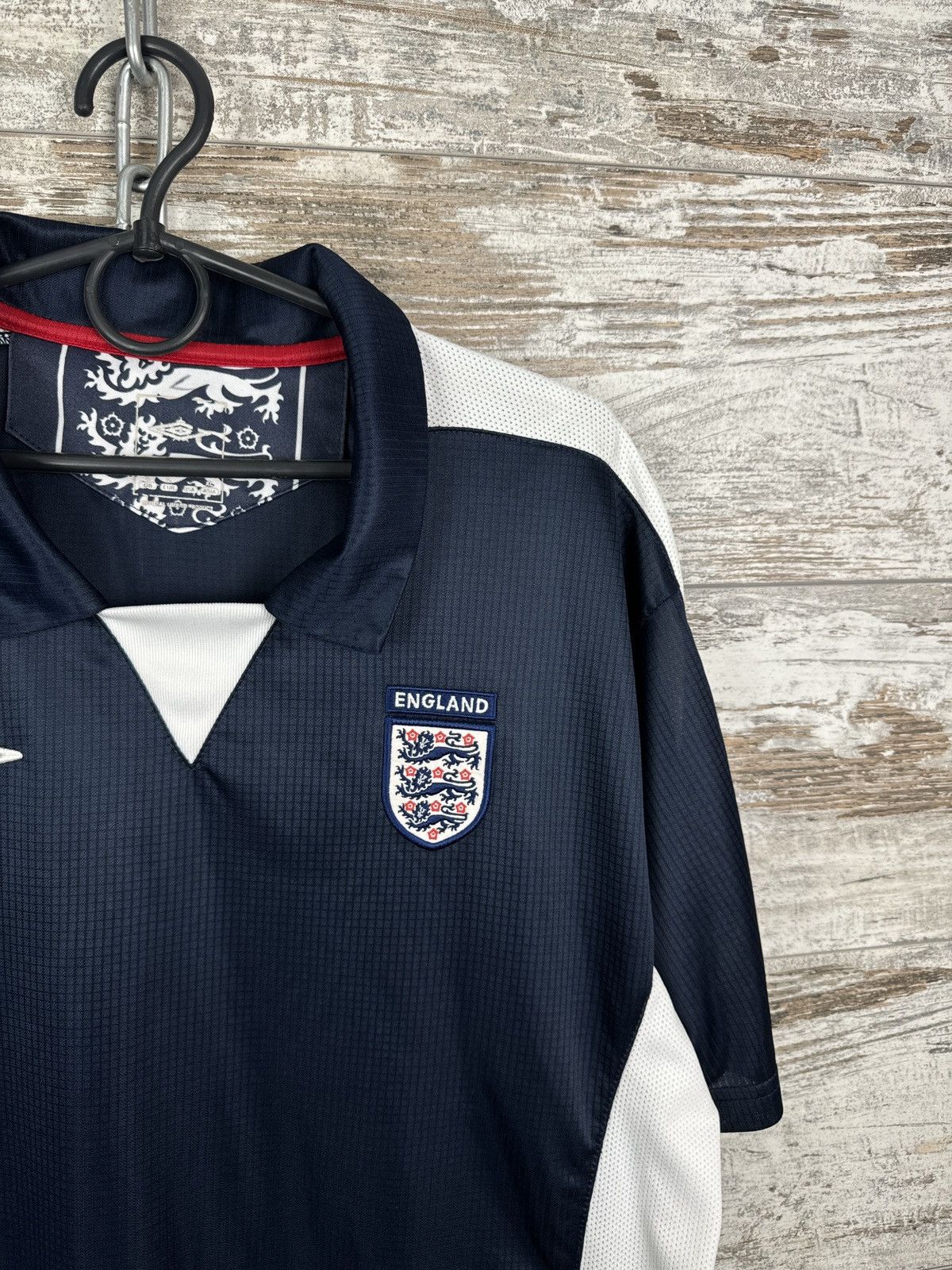 Umbro Mens Vintage Umbro England National Team T-shirt jersey Size US L / EU 52-54 / 3 - 5 Thumbnail