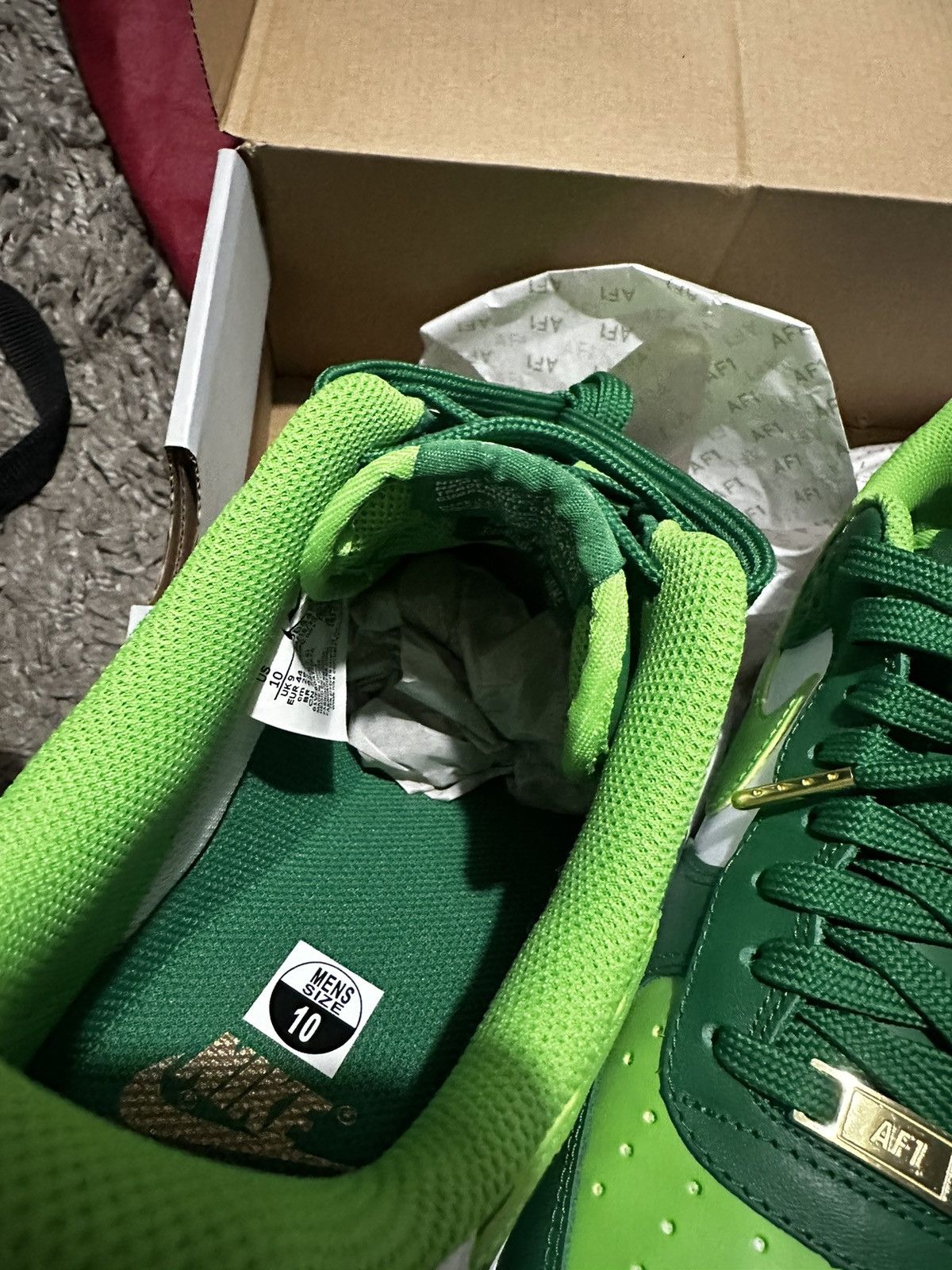 Nike AF1 st patty’s day 2021 Size US 10 / EU 43 - 3 Thumbnail
