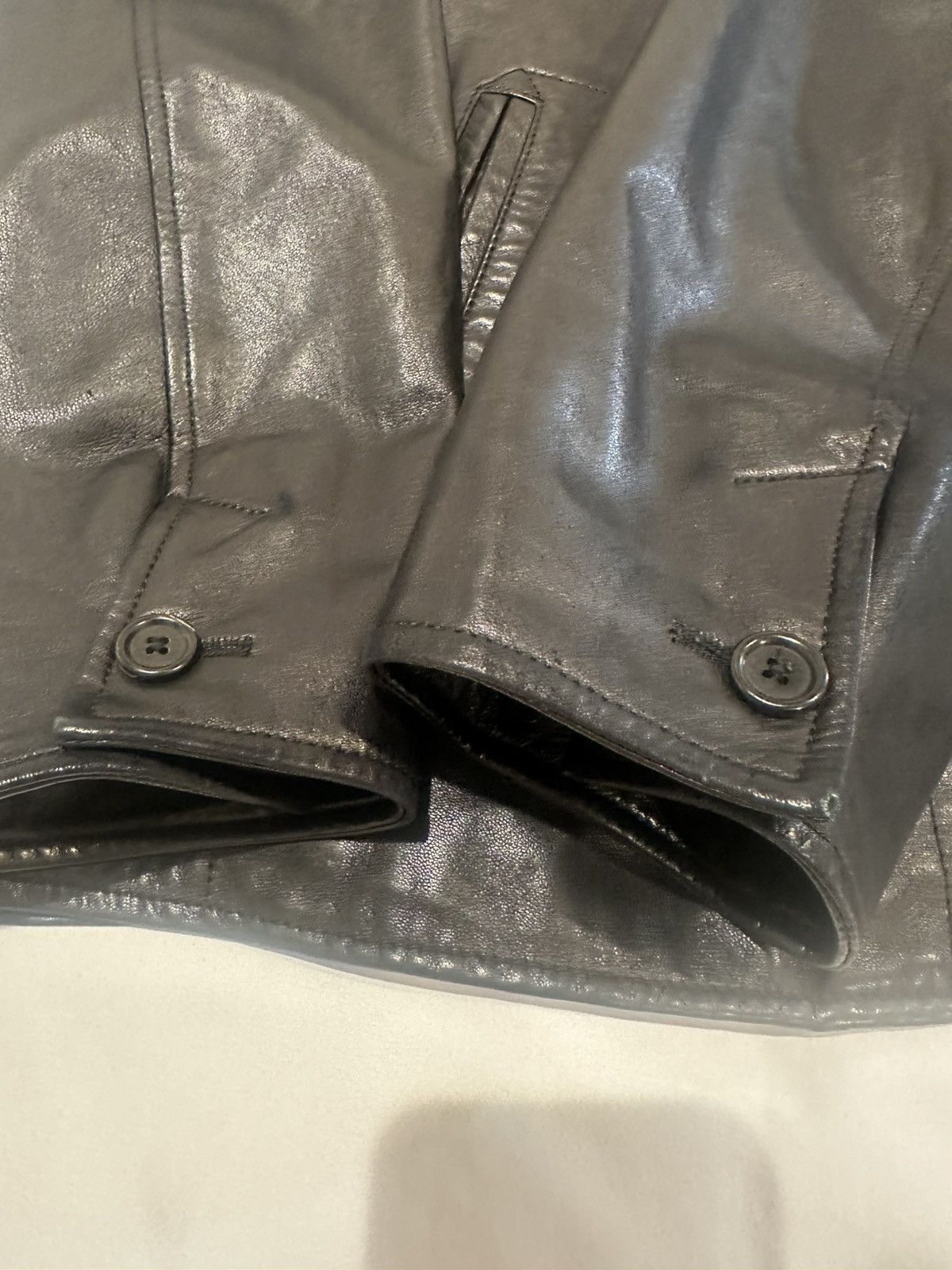 Ralph Lauren Purple Label Ralph Lauren Purple Label Black Lambskin Leather Jacket Size US L / EU 52-54 / 3 - 8 Thumbnail