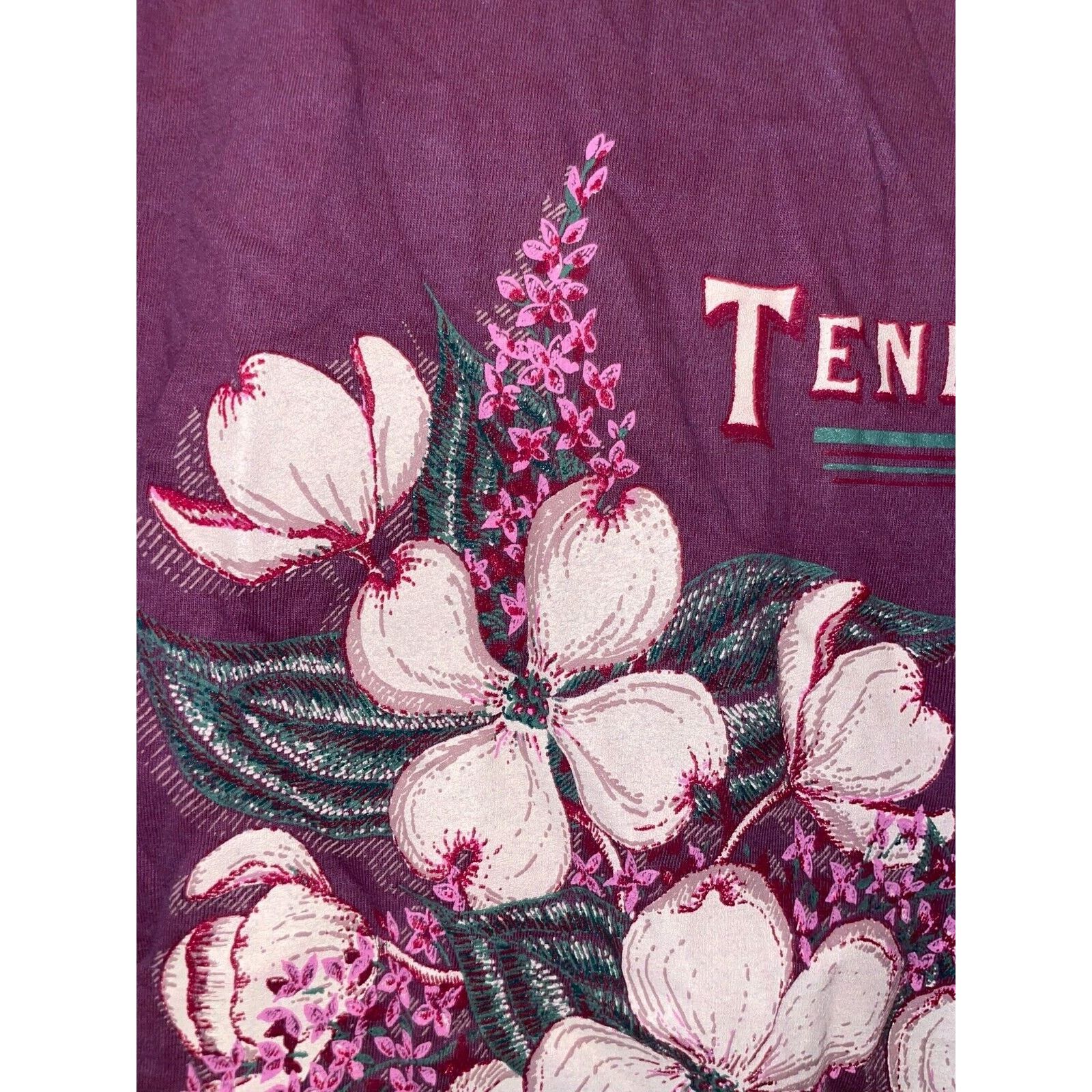 Jerzees Vintage Tennessee Shirt Wildflower Flower Tee VTG 90s Small Size US S / EU 44-46 / 1 - 3 Thumbnail