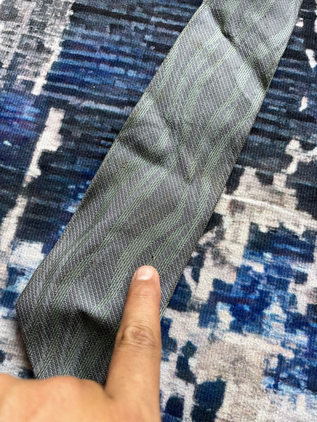 Designer × Issey Miyake × Japanese Brand 🔥Vintage issey miyake neckties japan 🇯🇵 Size ONE SIZE - 8 Thumbnail