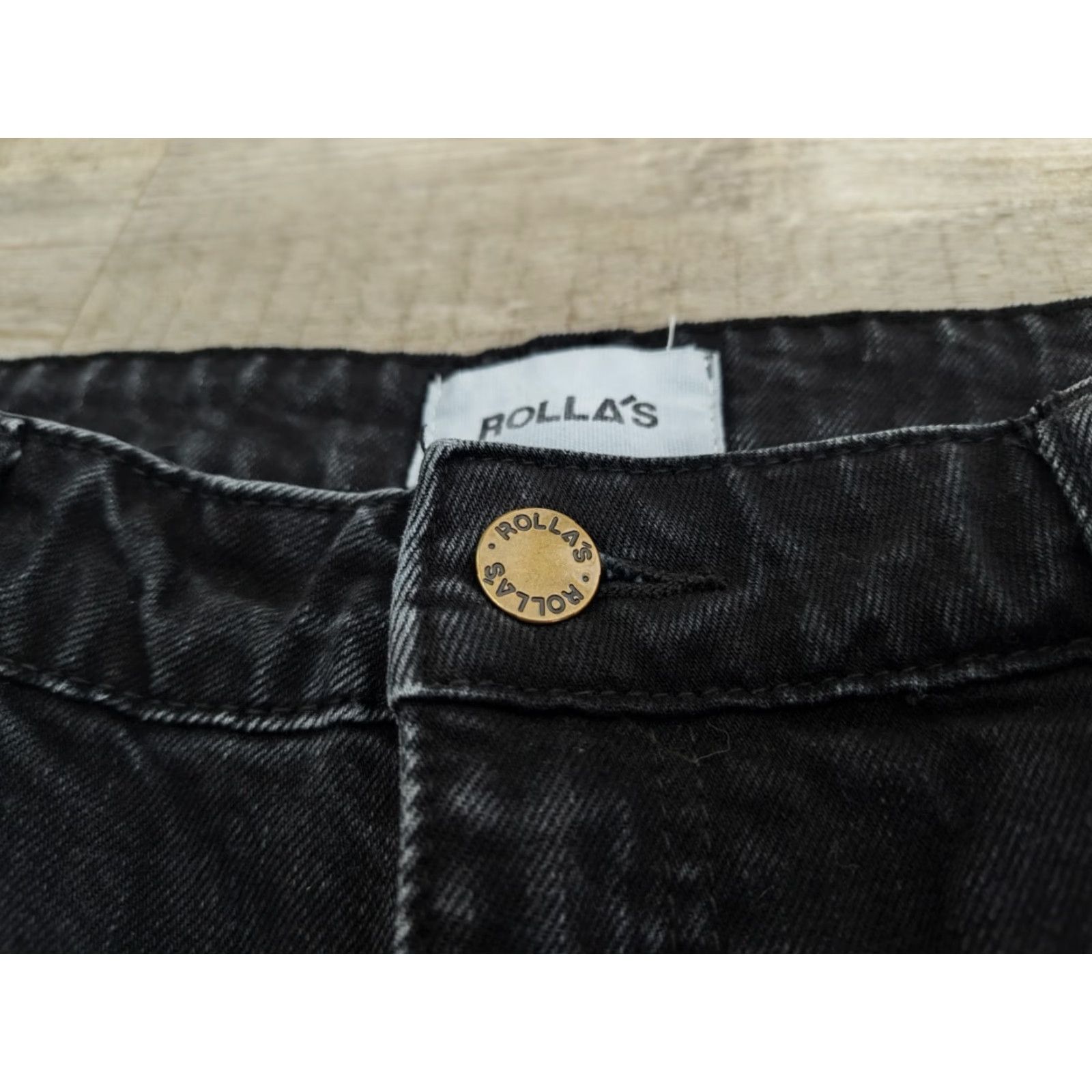 Rolla's VINTAGE Rolla's Women's Skinny Jeans High Rise Slim Denim 30 Black Cotton Stretch City 27in Size 30" / US 8 / IT 44 - 5 Thumbnail