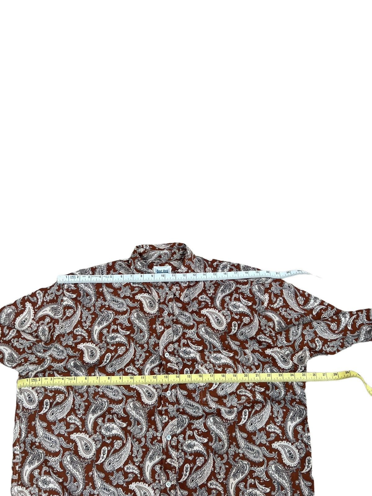 Vintage Vintage Japan Brand East Boy Paisley LS Oversize Shirt Size US M / EU 48-50 / 2 - 3 Thumbnail