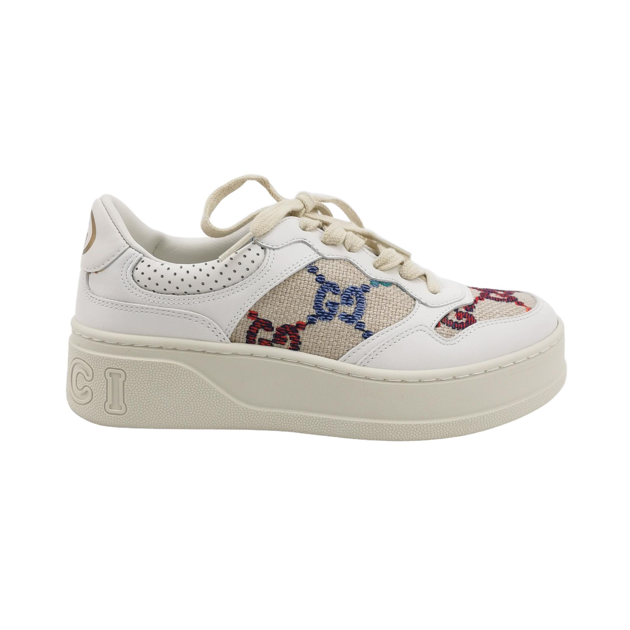 Gucci Gucci Women 6-5 Lowtop Sneakers Size US 6.5 / IT 36.5 - 1 Thumbnail