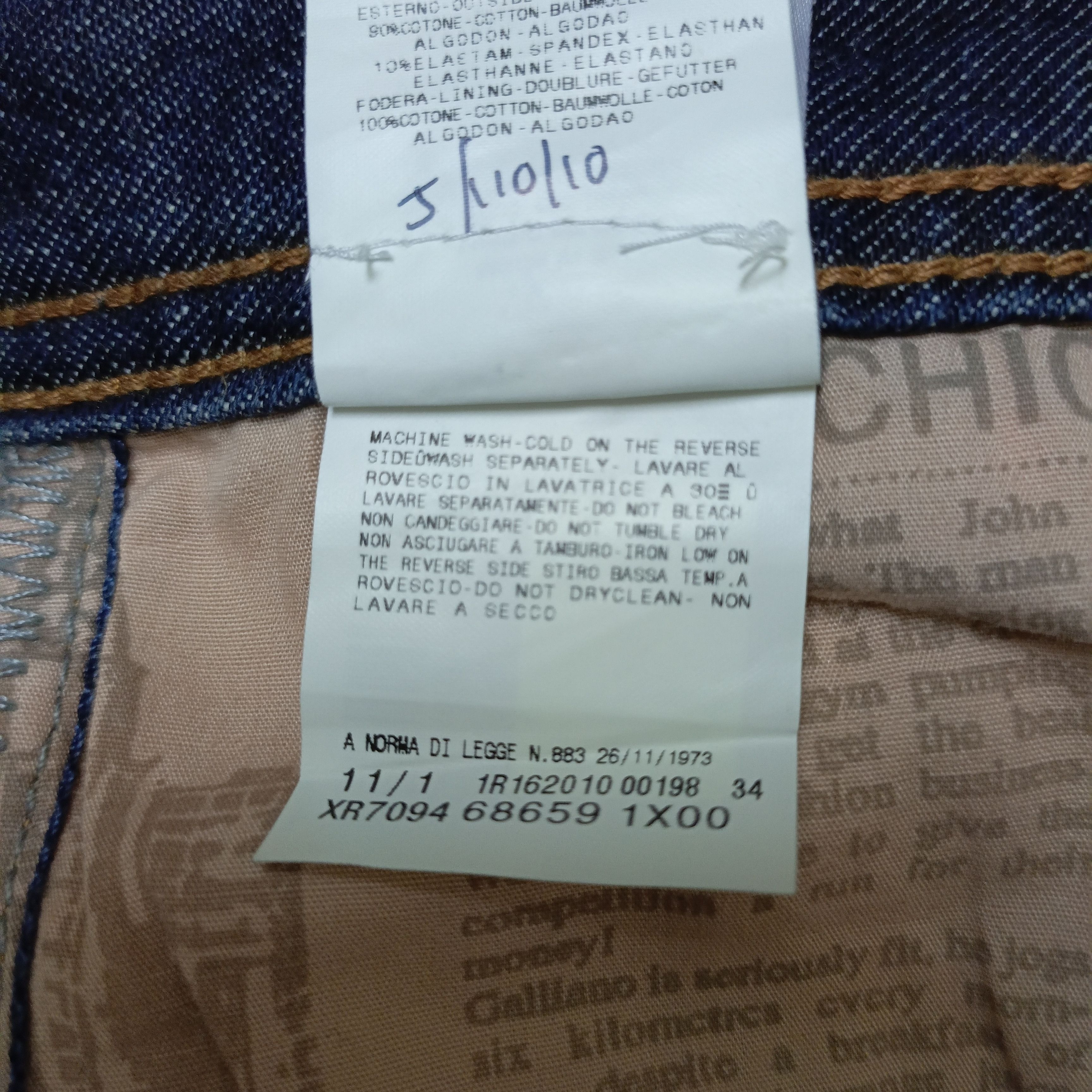 John Galliano John Galliano Cotton Blend Boyfriend Fit Jeans Size 28" / US 6 / IT 42 - 9 Thumbnail