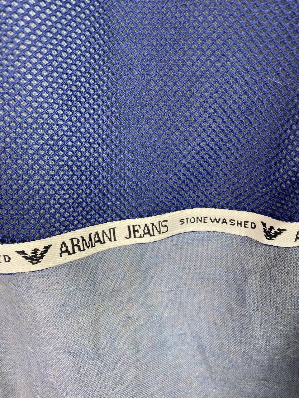 Armani vintage armani jeans denim jacket made in italy Size US L / EU 52-54 / 3 - 6 Thumbnail