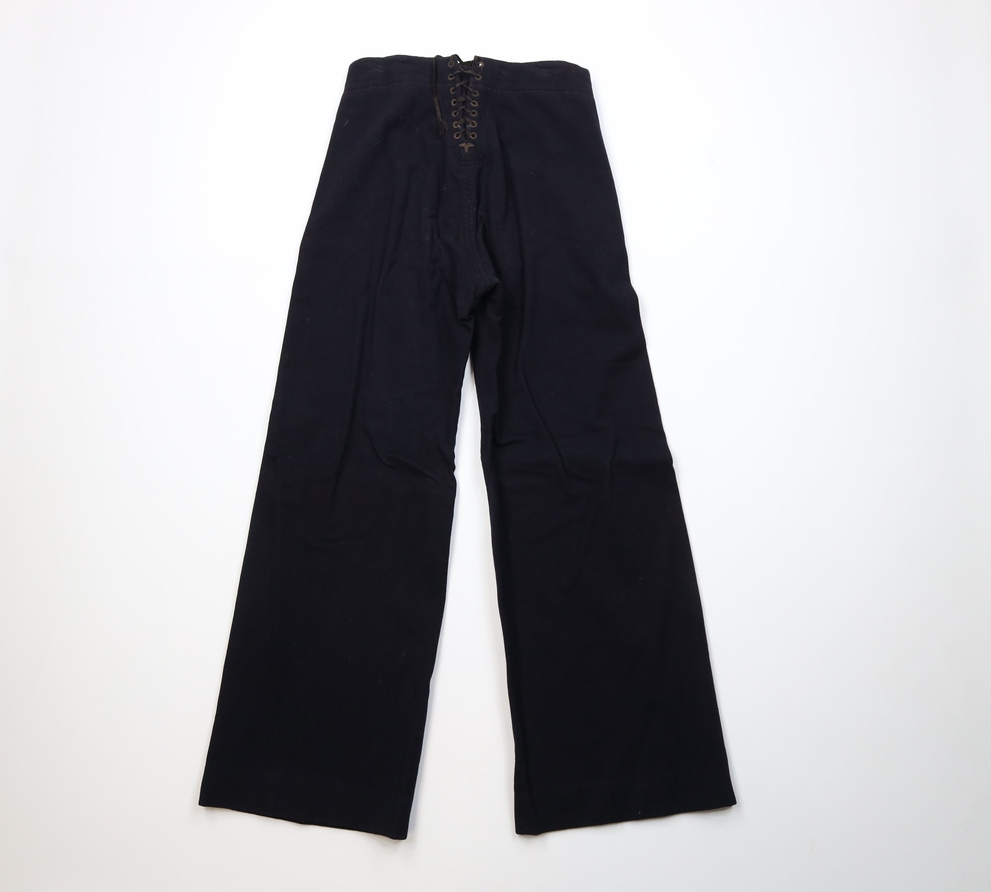Vintage Vintage 40s 50s World War II Jack Wool Bell Bottoms Pants Size US 30 / EU 46 - 10 Thumbnail