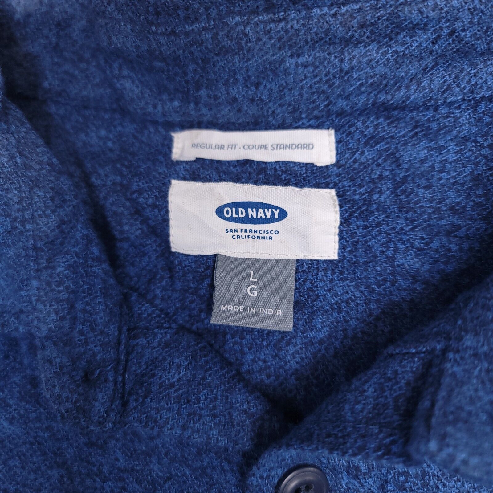 Old Navy Old Navy Long Sleeve Button Up Shirt Mens Size Large L Blue Size US L / EU 52-54 / 3 - 3 Thumbnail