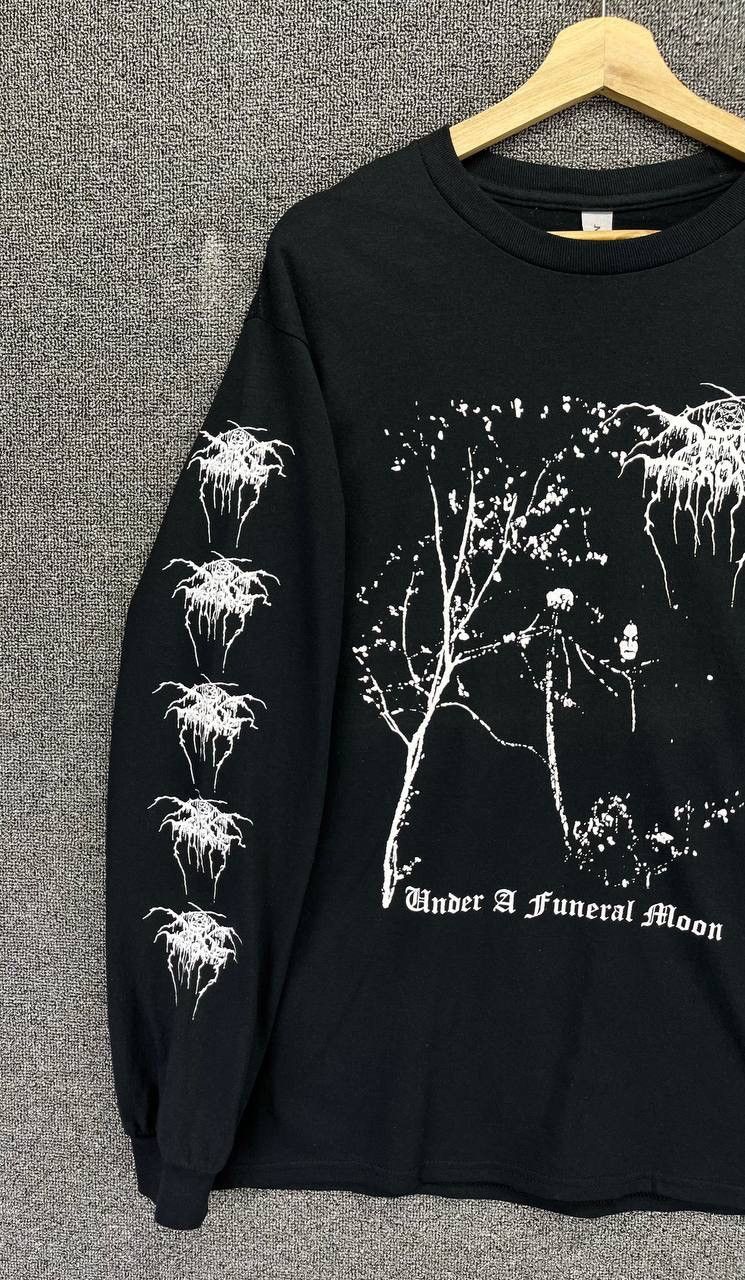 Band Tees Darkthrone Under A Funeral Moon Black Metal Band T Shirts Size US M / EU 48-50 / 2 - 3 Thumbnail