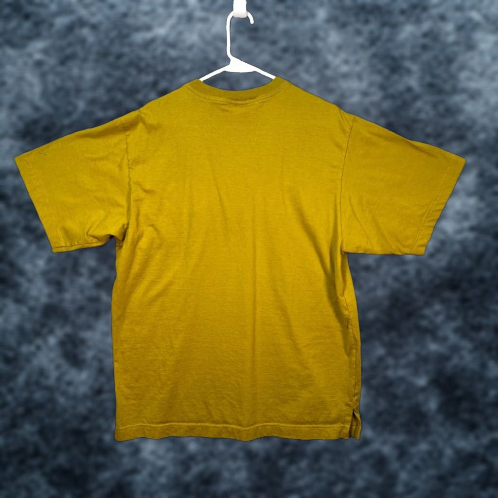 Vintage My Name Is Panama Yellow Henley T-Shirt With Embroidered Patch Mens Large Size US L / EU 52-54 / 3 - 1 Thumbnail