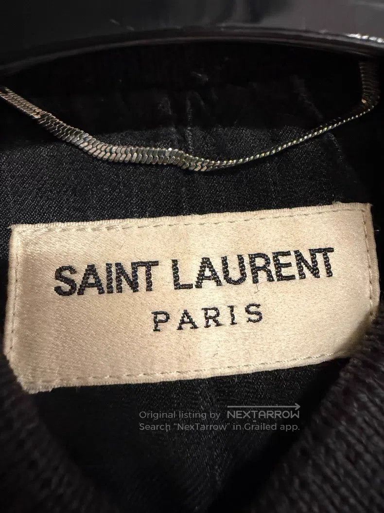 Saint Laurent Paris Saint Laurent Paris Black Samurai Wool and Leather Basebal Size US L / EU 52-54 / 3 - 2 Thumbnail