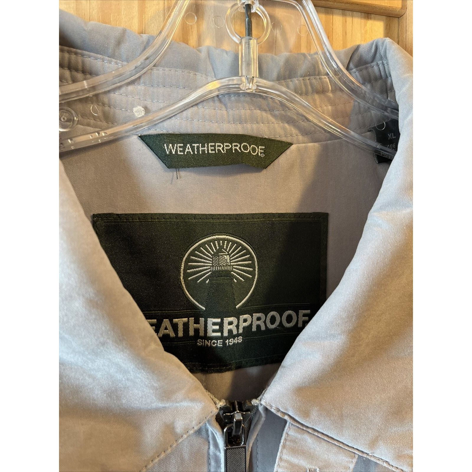 Weatherproof Weatherproof Men’s XL Gray Zip Cotton Polyester Nylon Jacket Size US XL / EU 56 / 4 - 2 Thumbnail