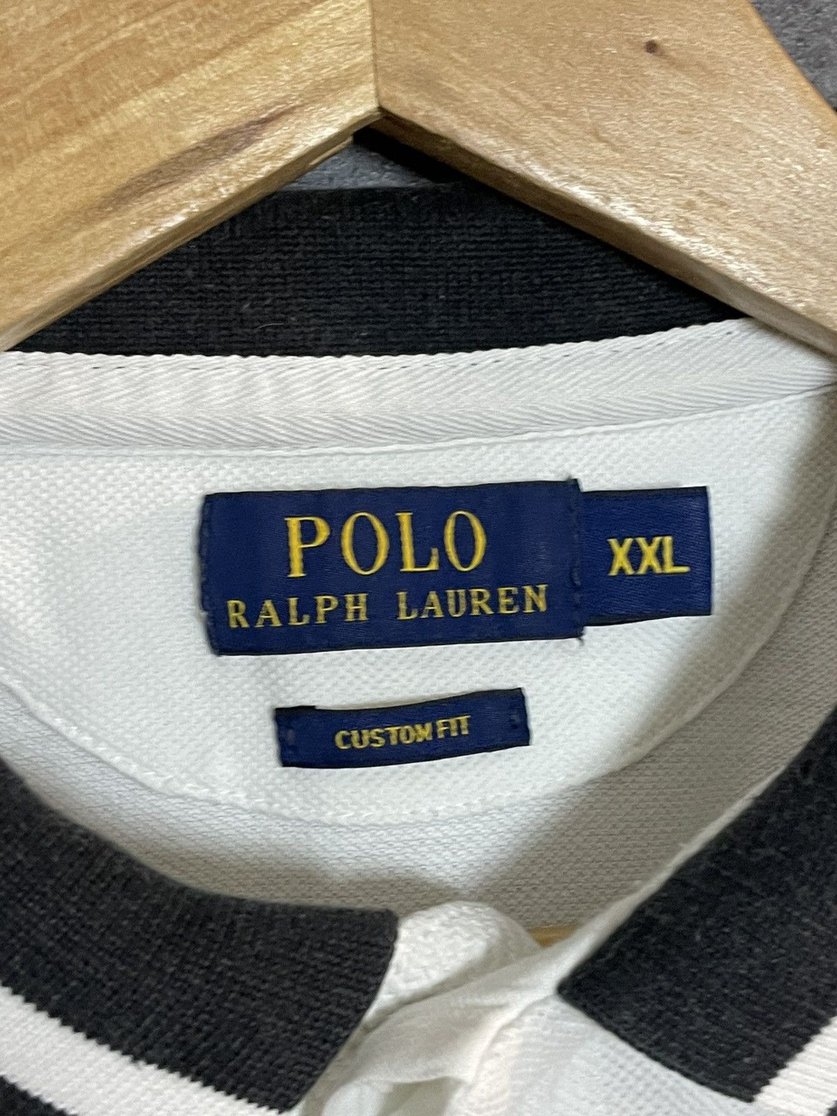 Polo Ralph Lauren Vintage Polo Ralph Lauren Football Rugby Polo T-shirt RRL Size US XXL / EU 58 / 5 - 9 Thumbnail