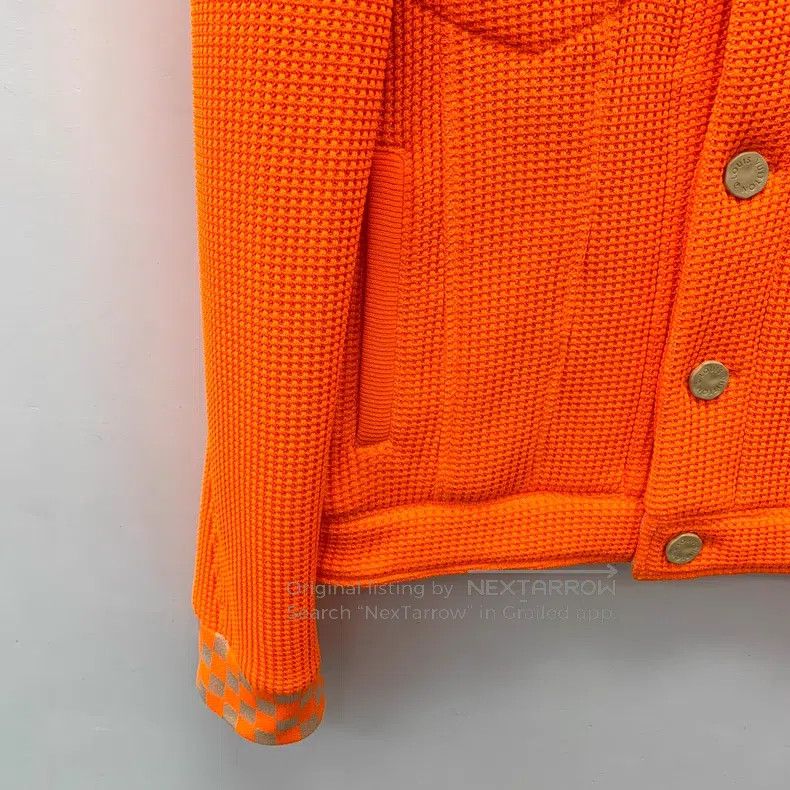 Louis Vuitton Louis Vuitton Orange checkerboard panel lapel single-breas Size US L / EU 52-54 / 3 - 4 Thumbnail