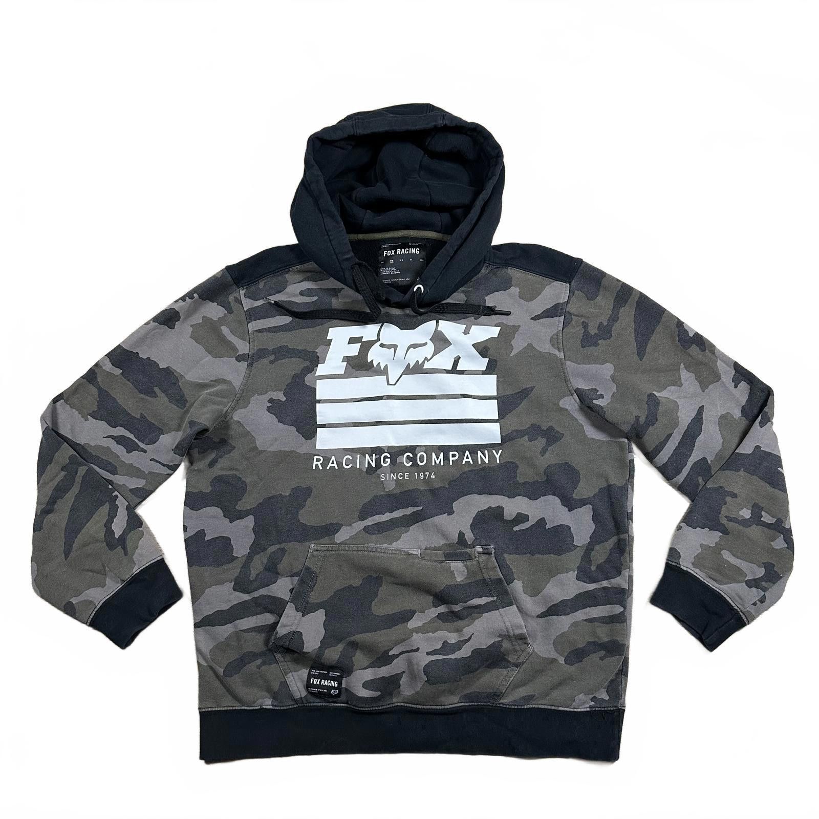 Fox Racing Vintage Fox Racing Mens Hoodie M Camouflage Graphic Size US M / EU 48-50 / 2 - 1 Thumbnail