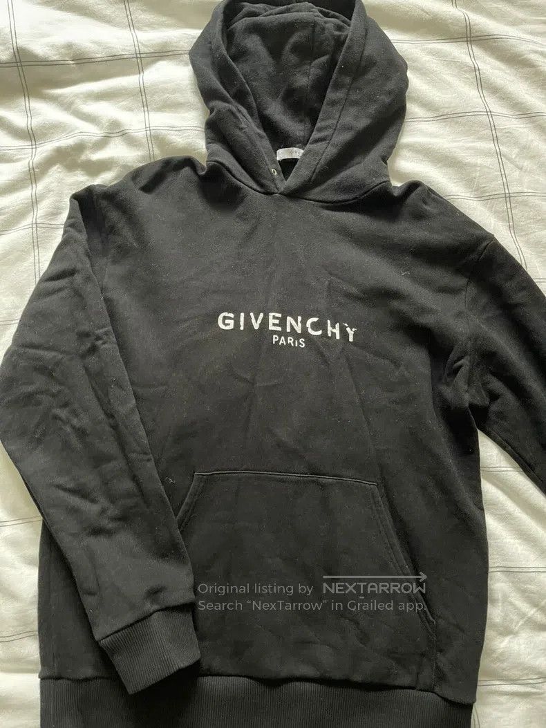 Givenchy Givenchy Black and White Deer Logo Hooded Sweatshirt Size US M / EU 48-50 / 2 - 1 Thumbnail