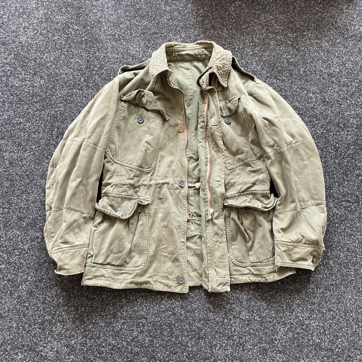 Japanese Brand 80s military distress Detroit Vintage Jacket coat 90s army Size US L / EU 52-54 / 3 - 1 Thumbnail