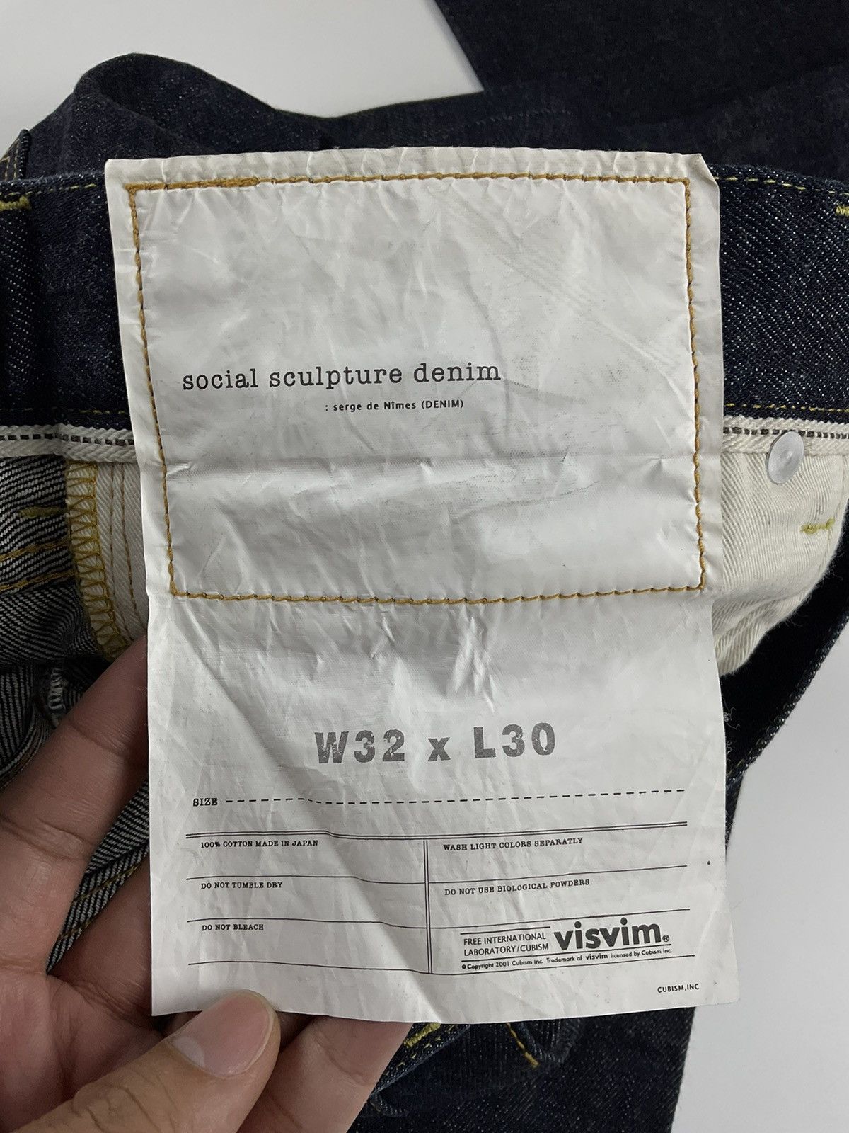 Visvim Visvim 04R Social Sculpture Unwashed Denim Size US 32 / EU 48 - 13 Thumbnail
