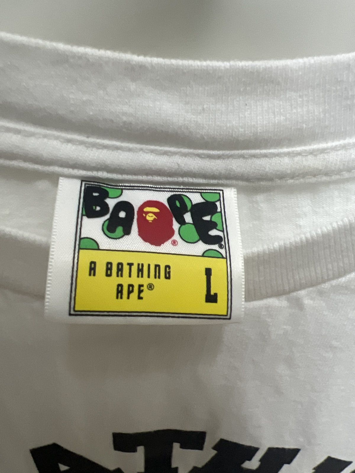 Bape Bape Graffiti Check College Tee Size US L / EU 52-54 / 3 - 5 Thumbnail
