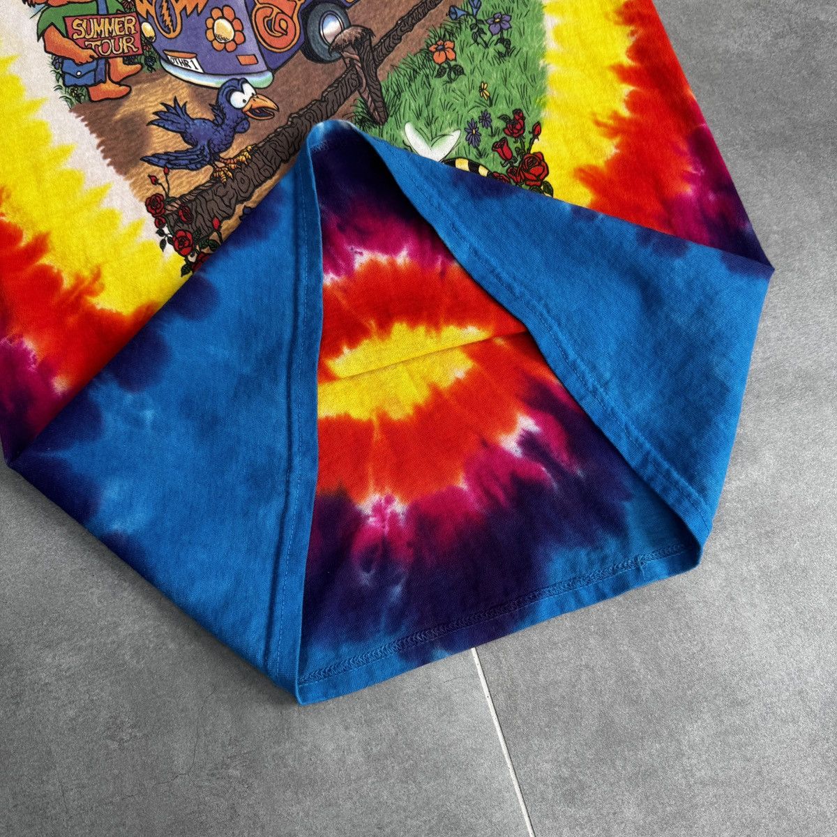 Liquid Blue Vintage 1994 Grateful Dead Summer Tour Bus Tie Dye Shirt Size US S / EU 44-46 / 1 - 11 Thumbnail