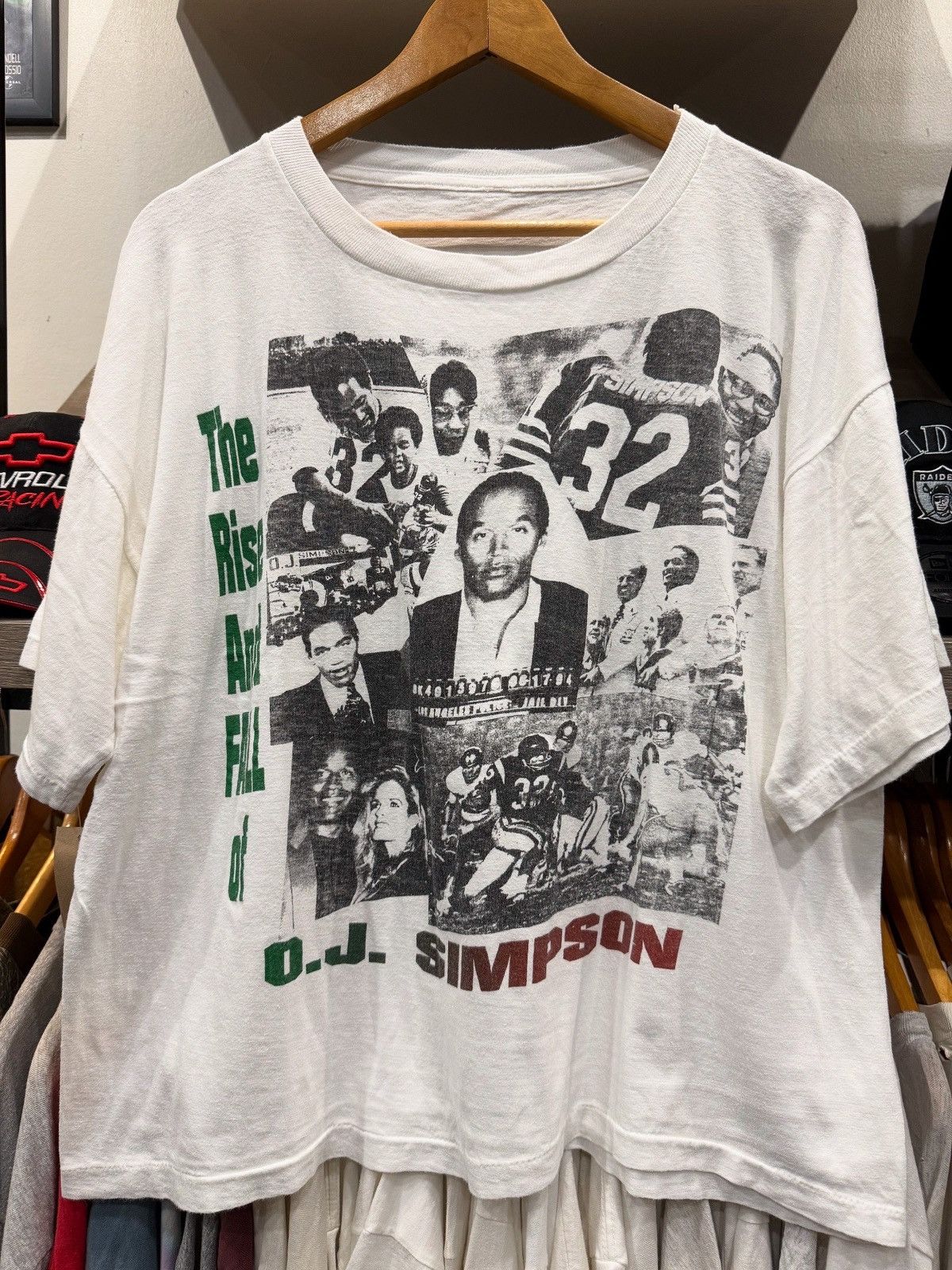Other × Vintage Vintage 90s O.J! Simpson T-Shirt Size US XL / EU 56 / 4 - 2 Thumbnail