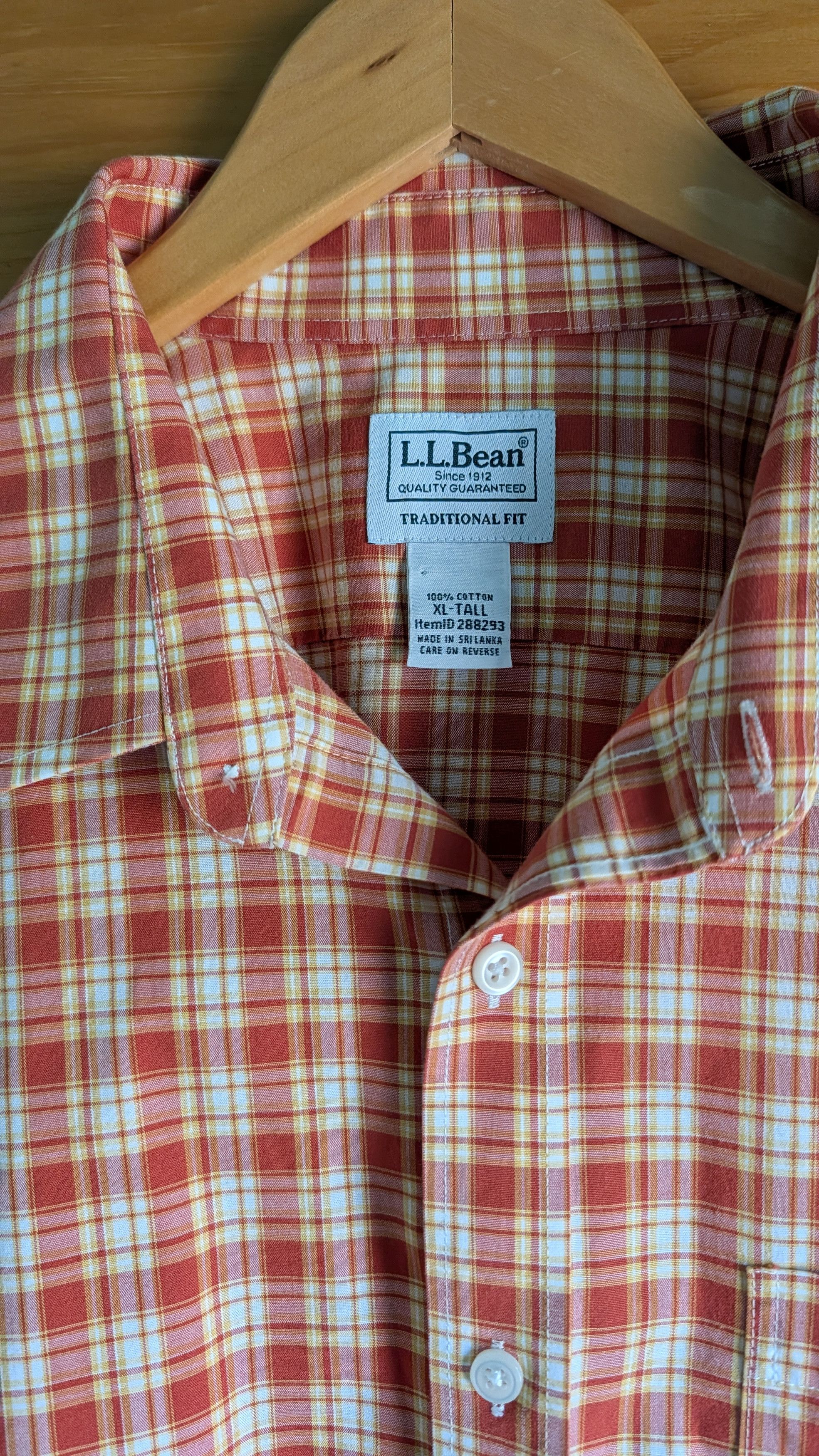 L.L. Bean XL Tall Men's L.L. Bean Long Sleeve Button Up Size US XL / EU 56 / 4 - 1 Thumbnail