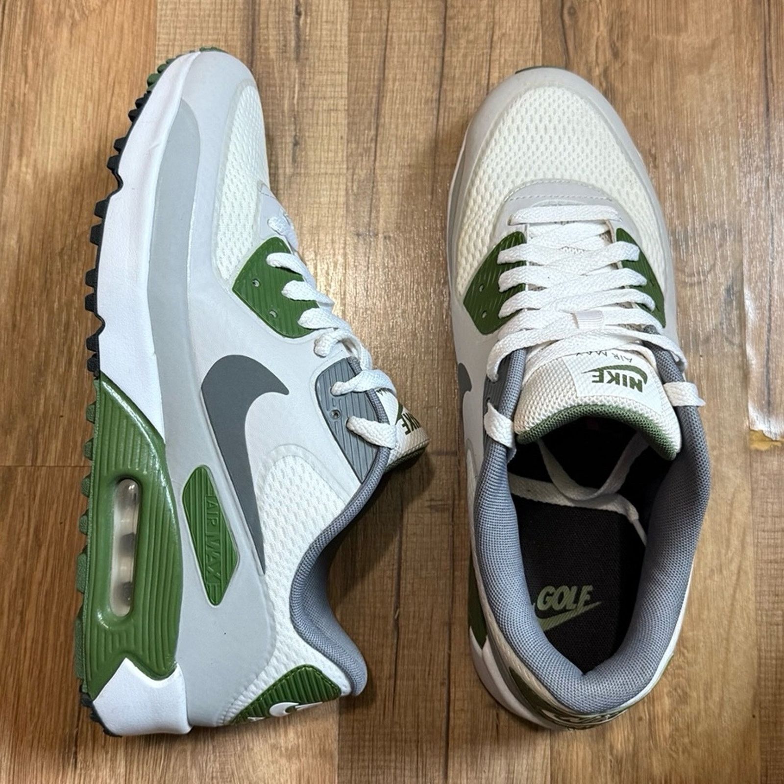 Nike Nike Air Max 90 Golf Smoke Grey Dark Green Size US 9.5 / EU 42-43 - 1 Thumbnail