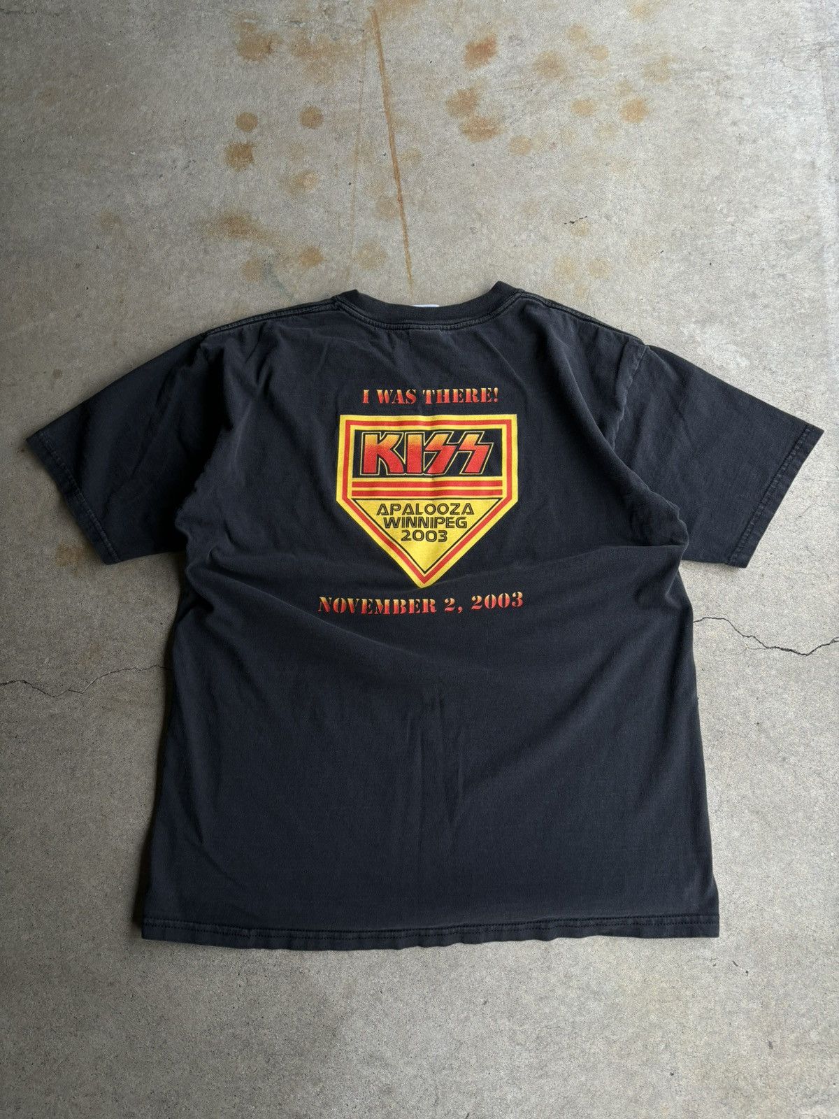 Band Tees × Vintage Crazy Kiss Band Kissapalooza Collab Faded Army Tee Size US L / EU 52-54 / 3 - 2 Thumbnail