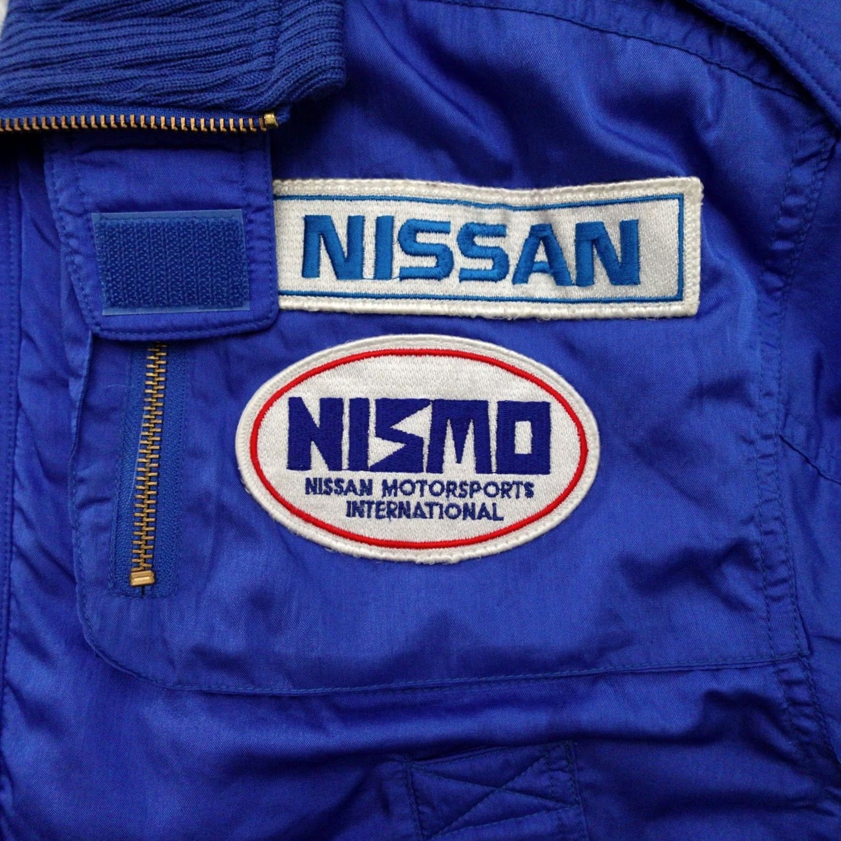 Vintage NISMO Nissan Nylon Jacket L Blue Bomber Jacket Men's Clothing Vintage 90s Motorsports Size US L / EU 52-54 / 3 - 5 Thumbnail